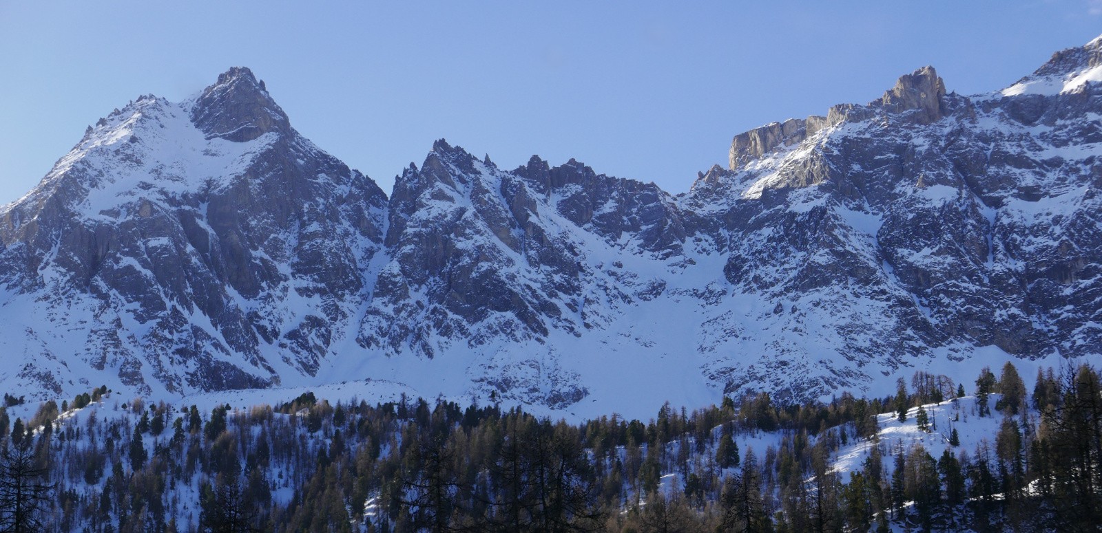 Heuvières et couloir des Rouites (bien sec)