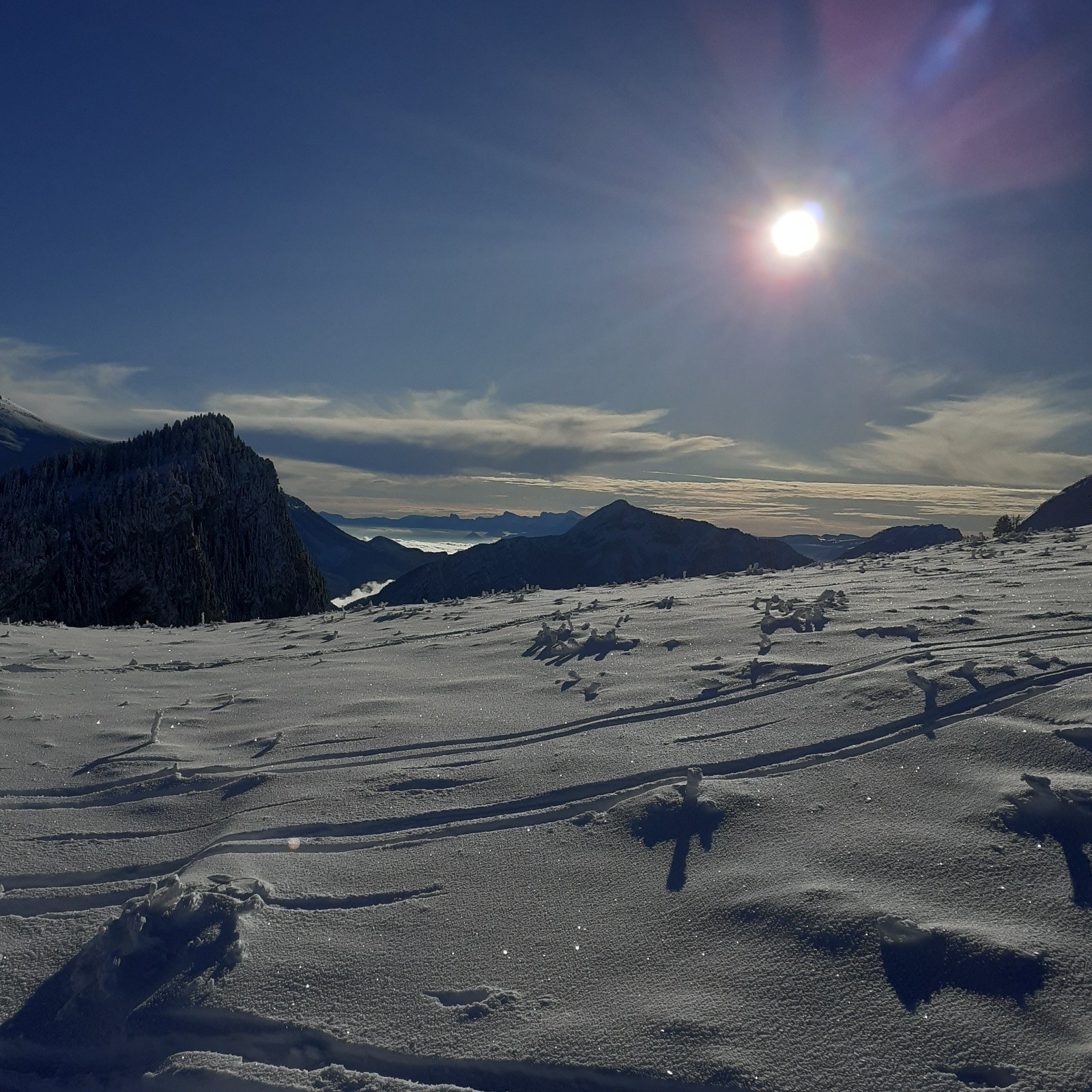 Jusqu'au Vercors, depuis le col de Léchaud