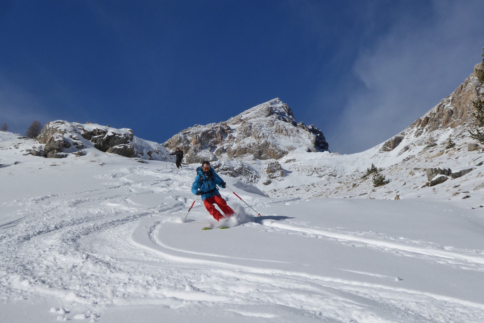 première descente ... miam ...!