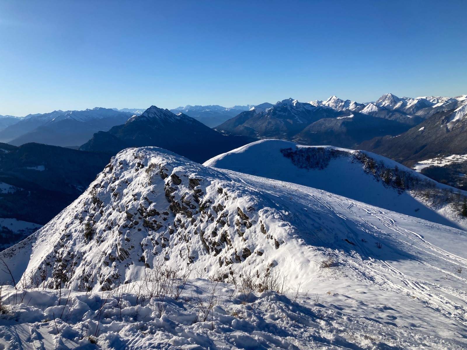  Vue arrière sur le Petit Sulens