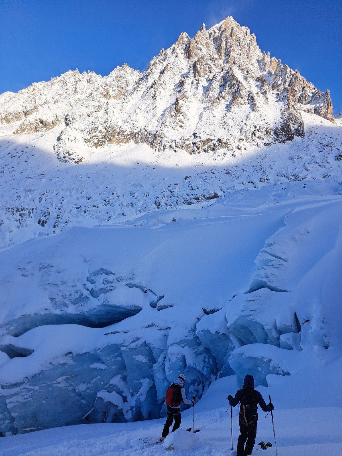  Retour rive gauche Argentiere.