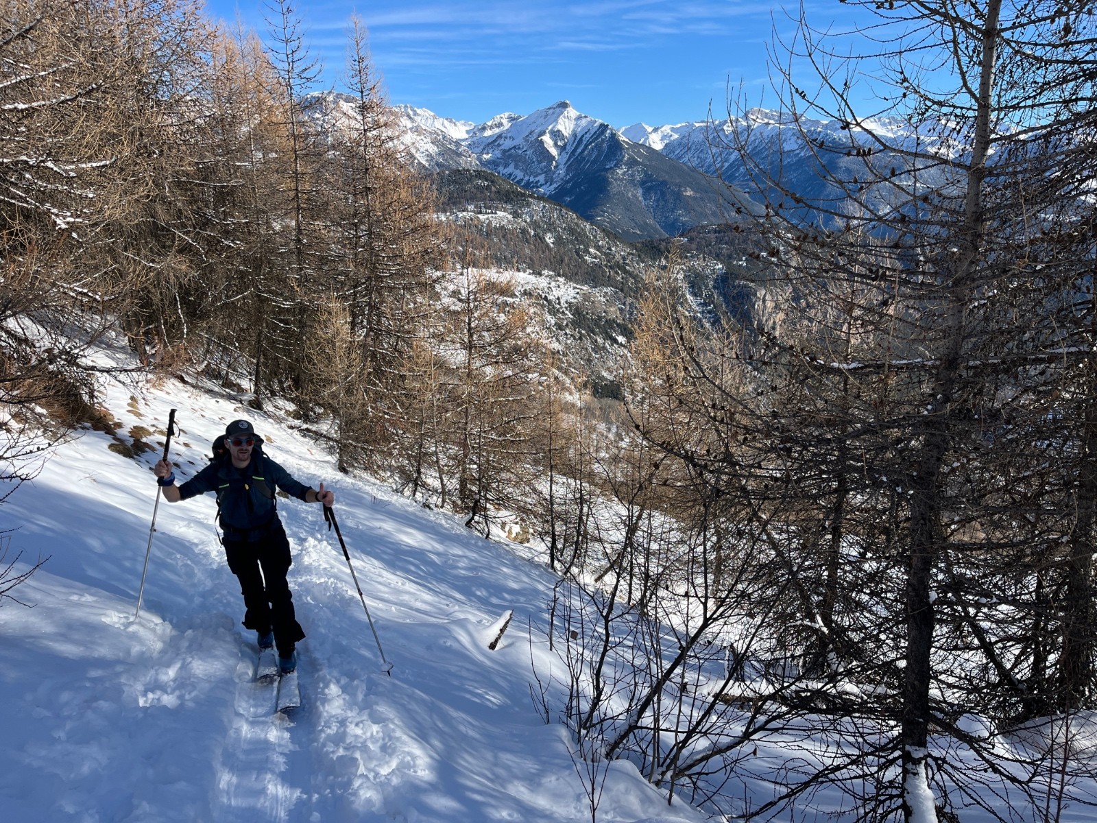 La forêt au-dessus des Garcines 