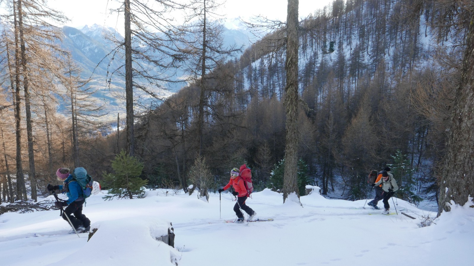 dans le ravin du Clot