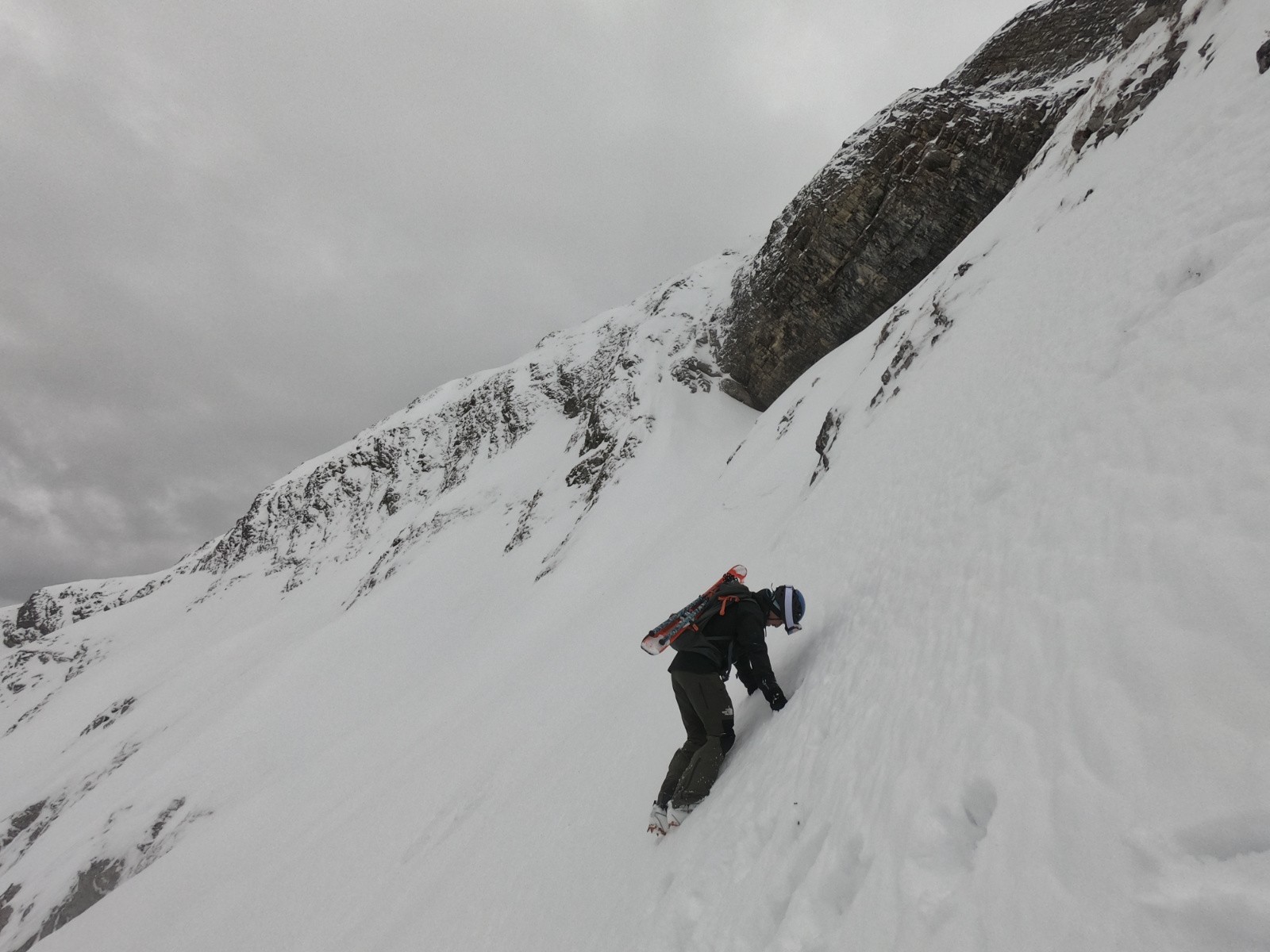 Sous le crux de la directe