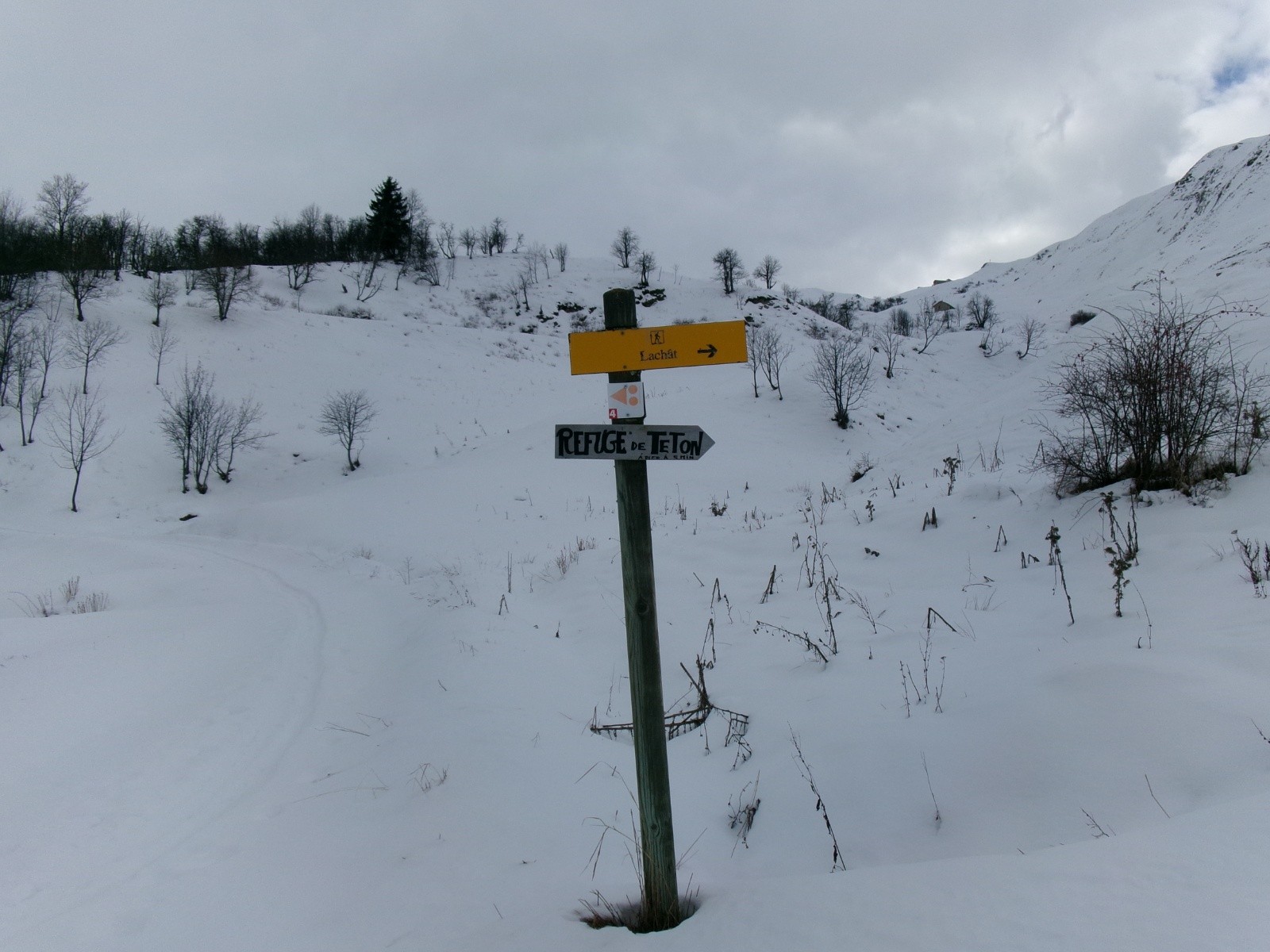 Bien balisé à la montée