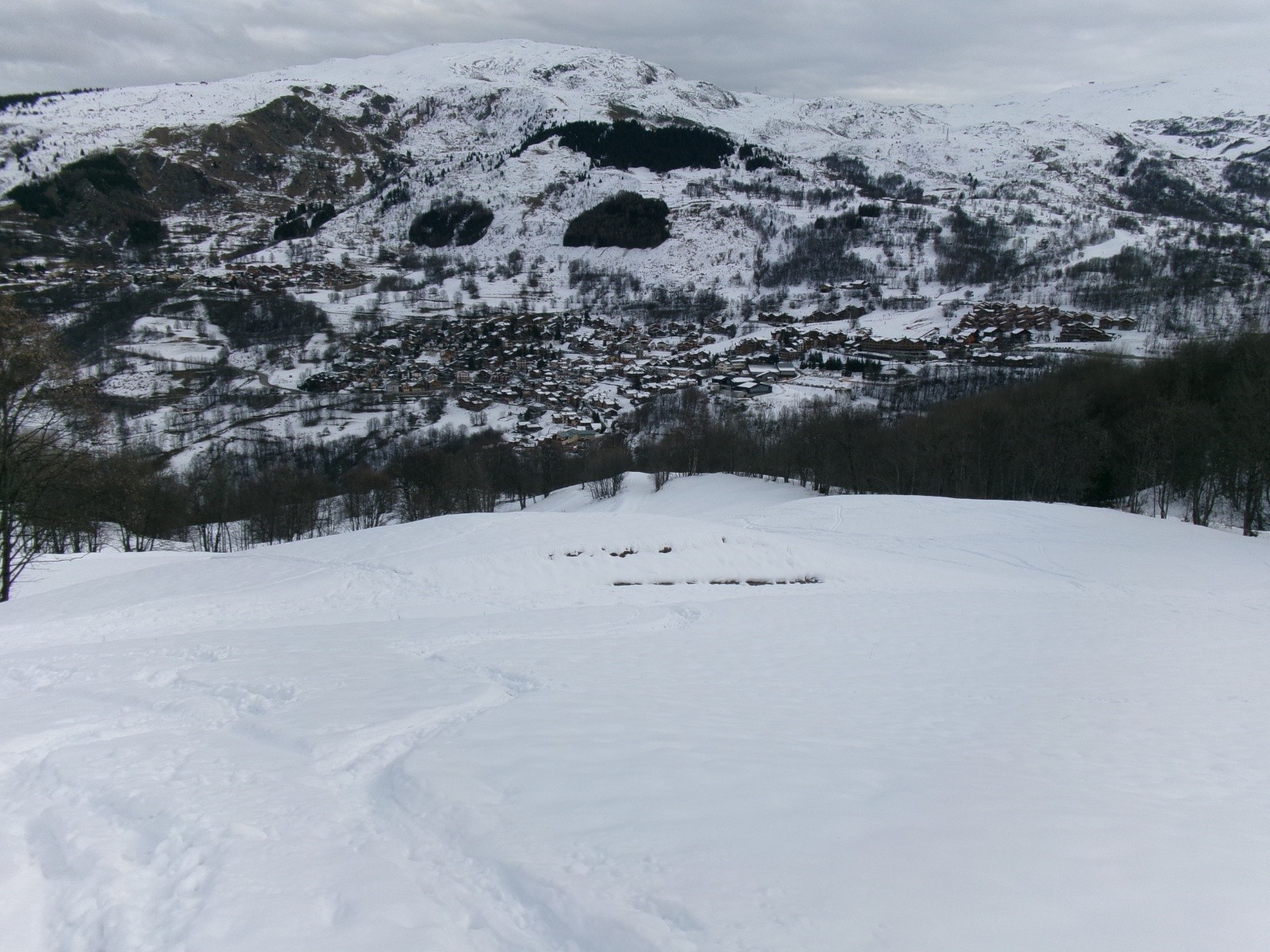 Sortie de la forêt, au dessus de St Martin