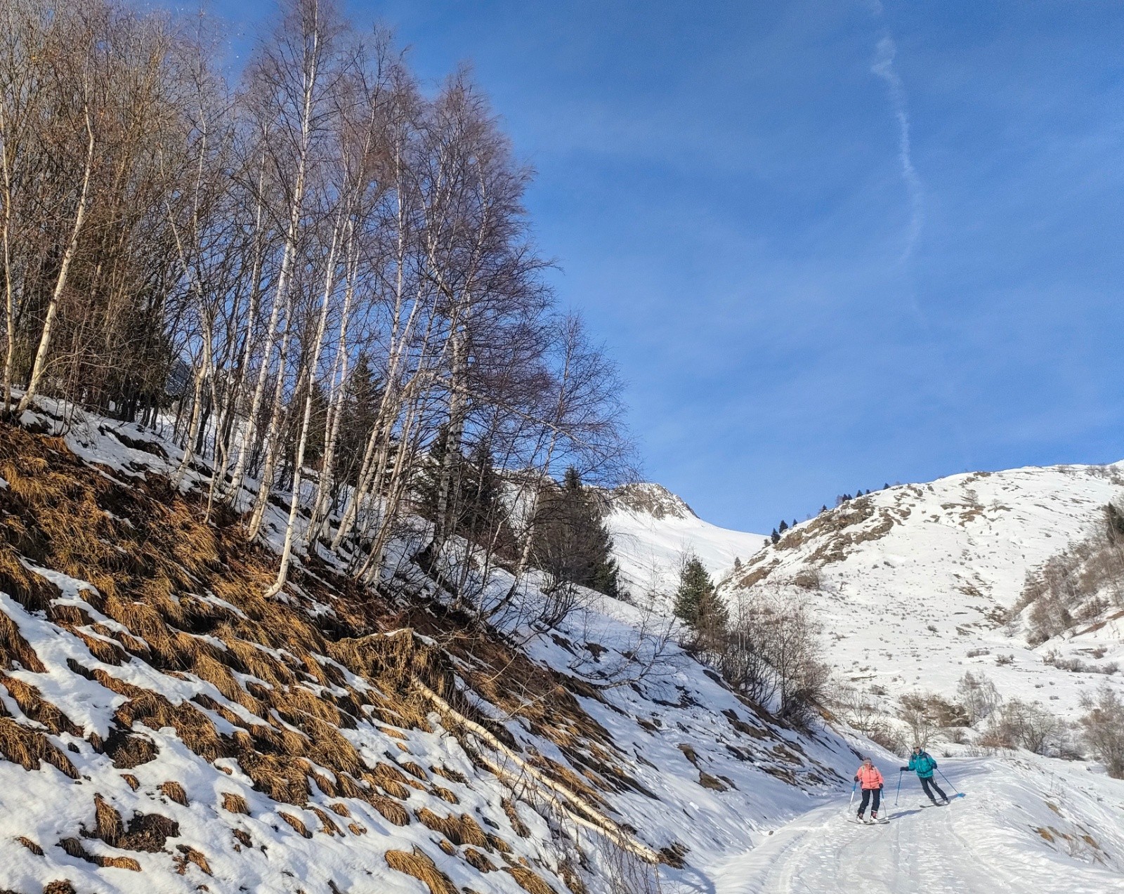  Fin de la descente par la route