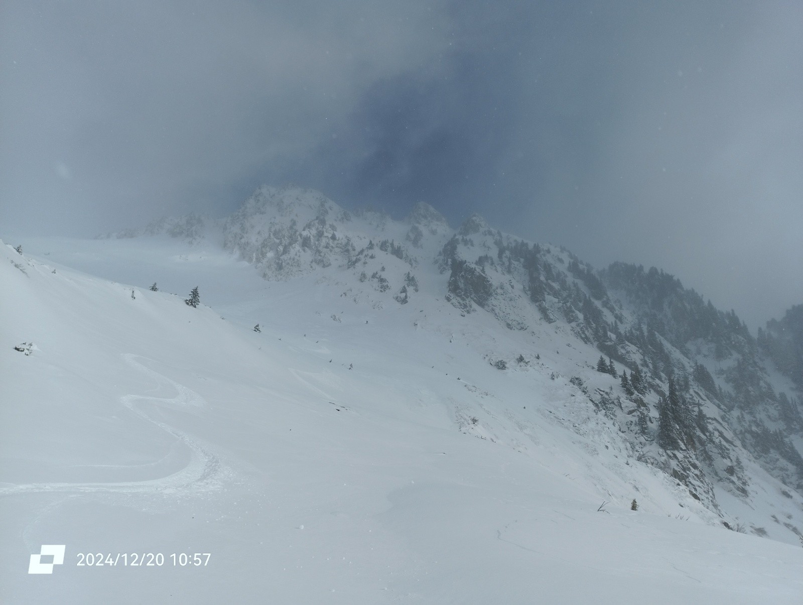 Première descente bien bonne 