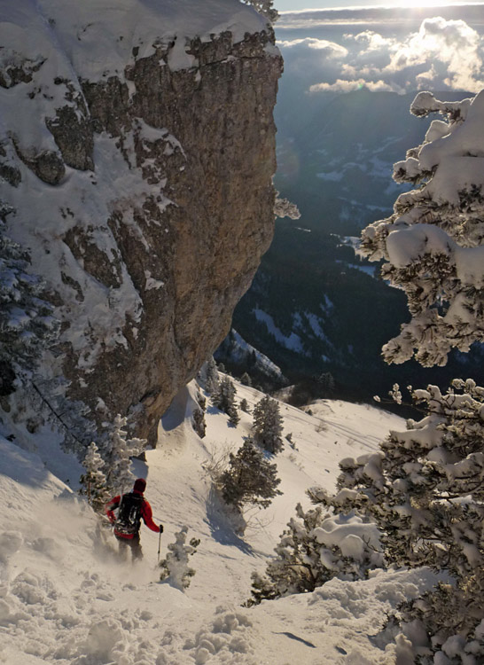 Granier : Dans un des couloirs de Tencovaz