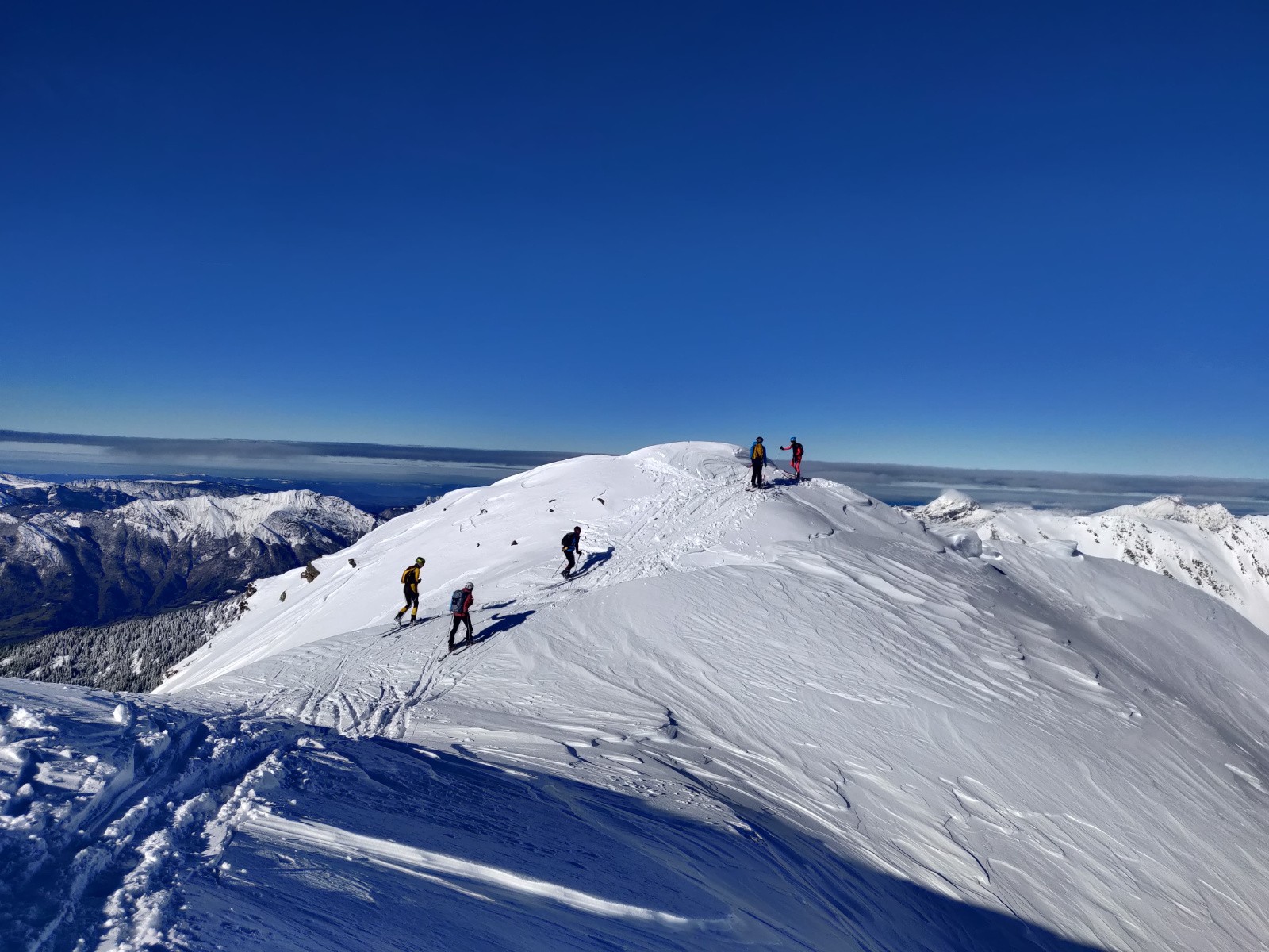 sommet de la pointe de la Grande Journée 