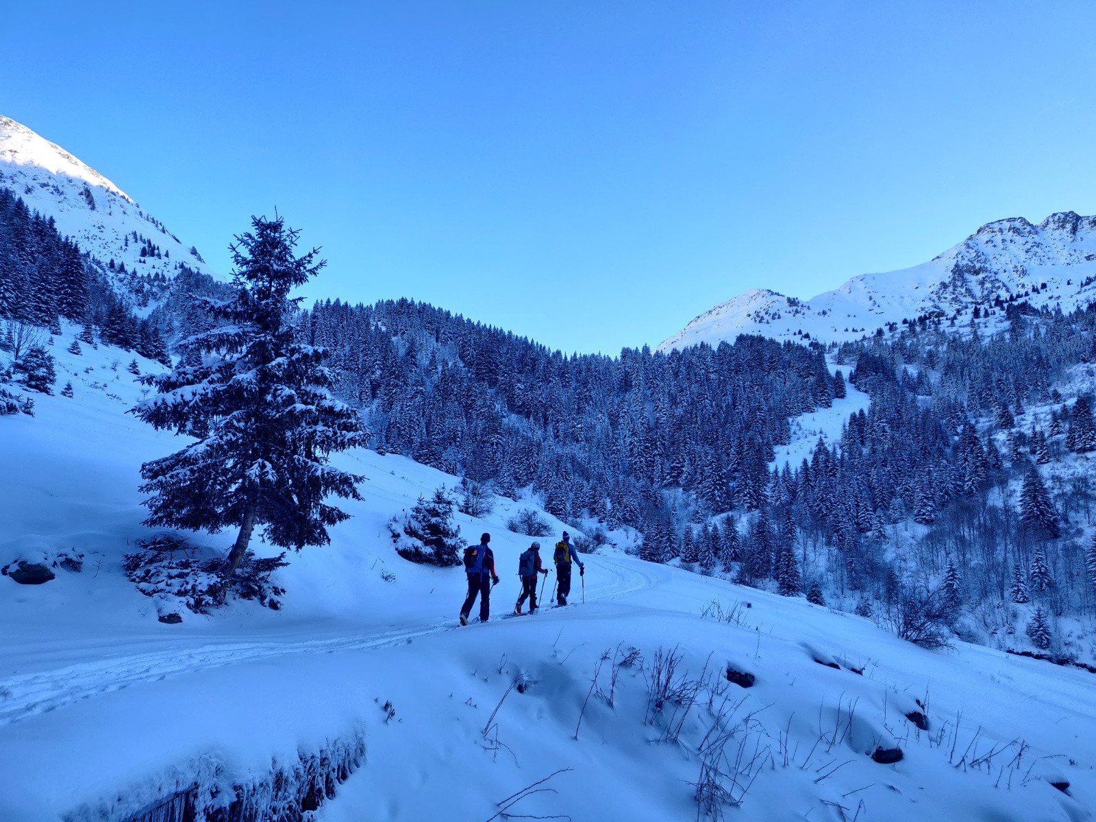 en arrivant à la Ravoire 