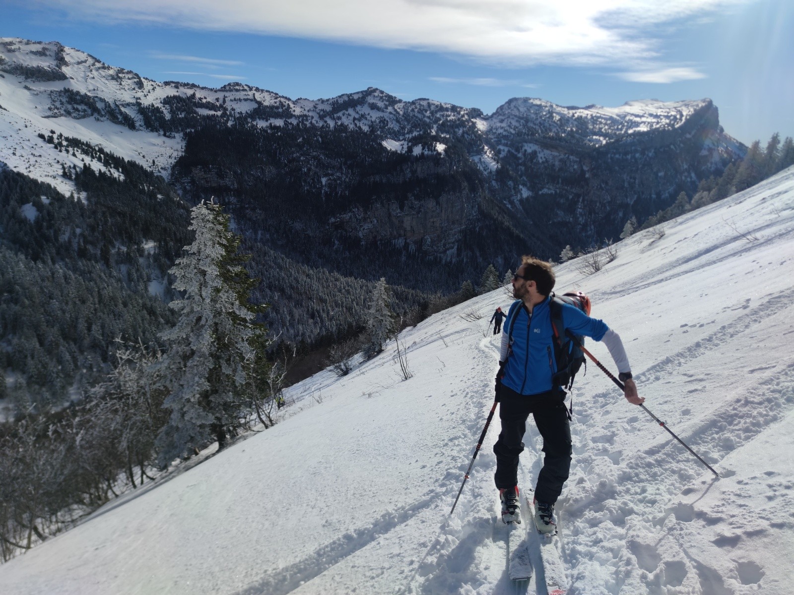 Au dessus du col de Saulce