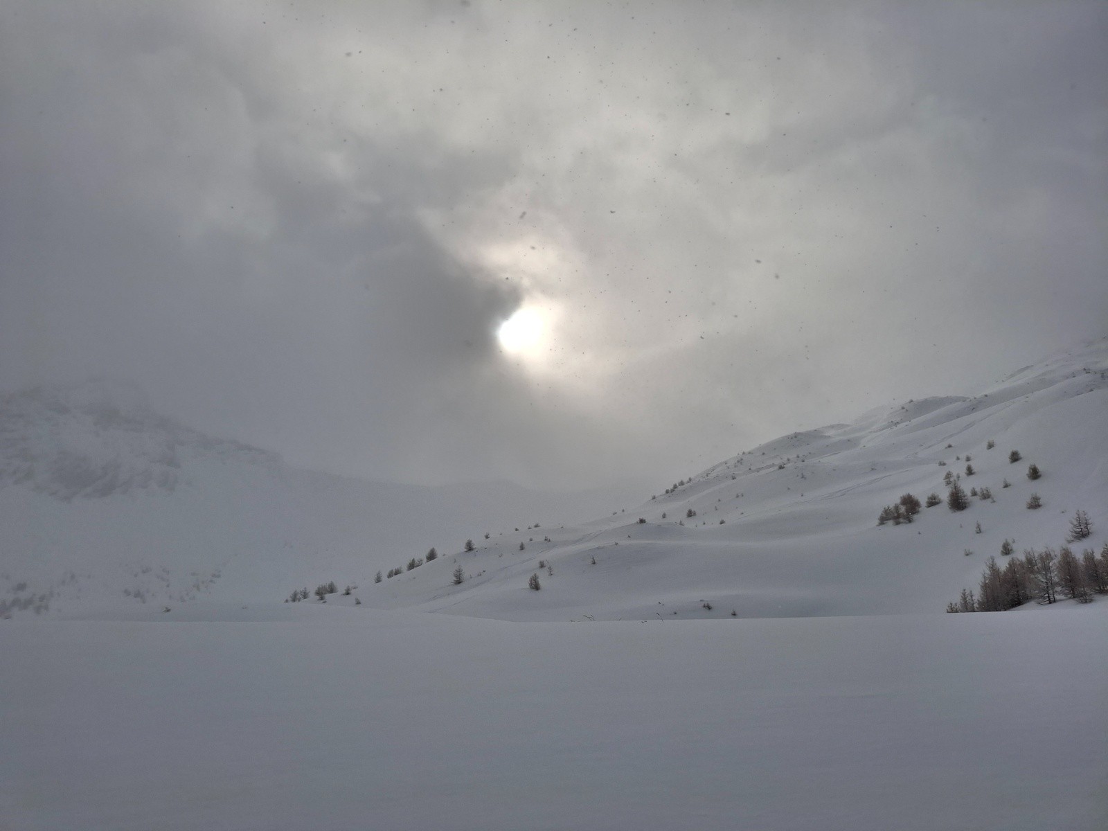 Arête de la Ratelle, versant N, le 23.12.24 par matt