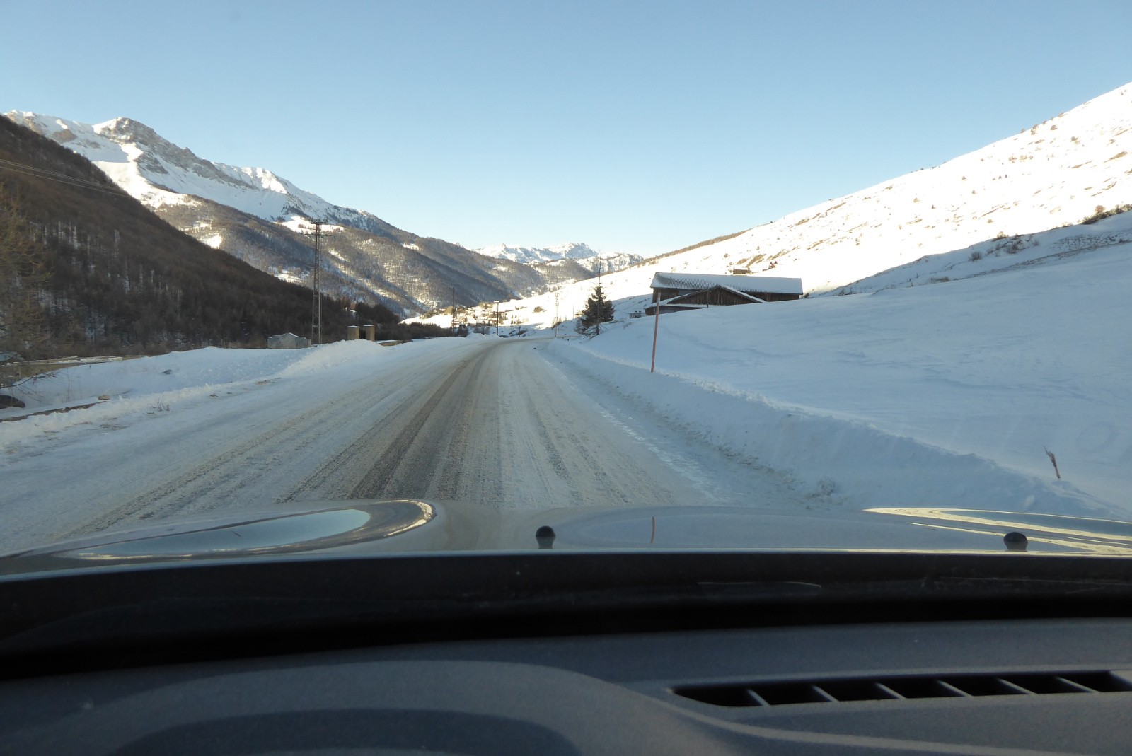 état de la route à 12h30