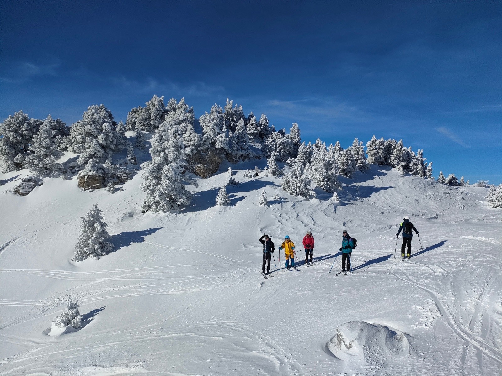Début de la descente&nbsp;&nbsp;