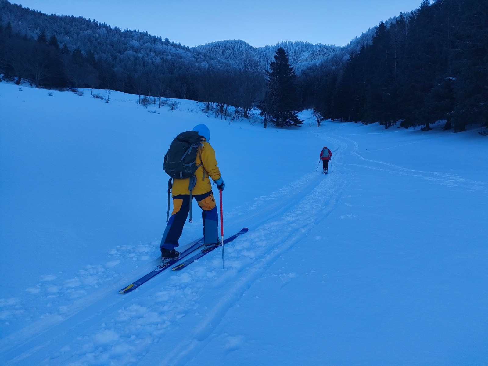 &nbsp;Départ dans la froidure du matin&nbsp;