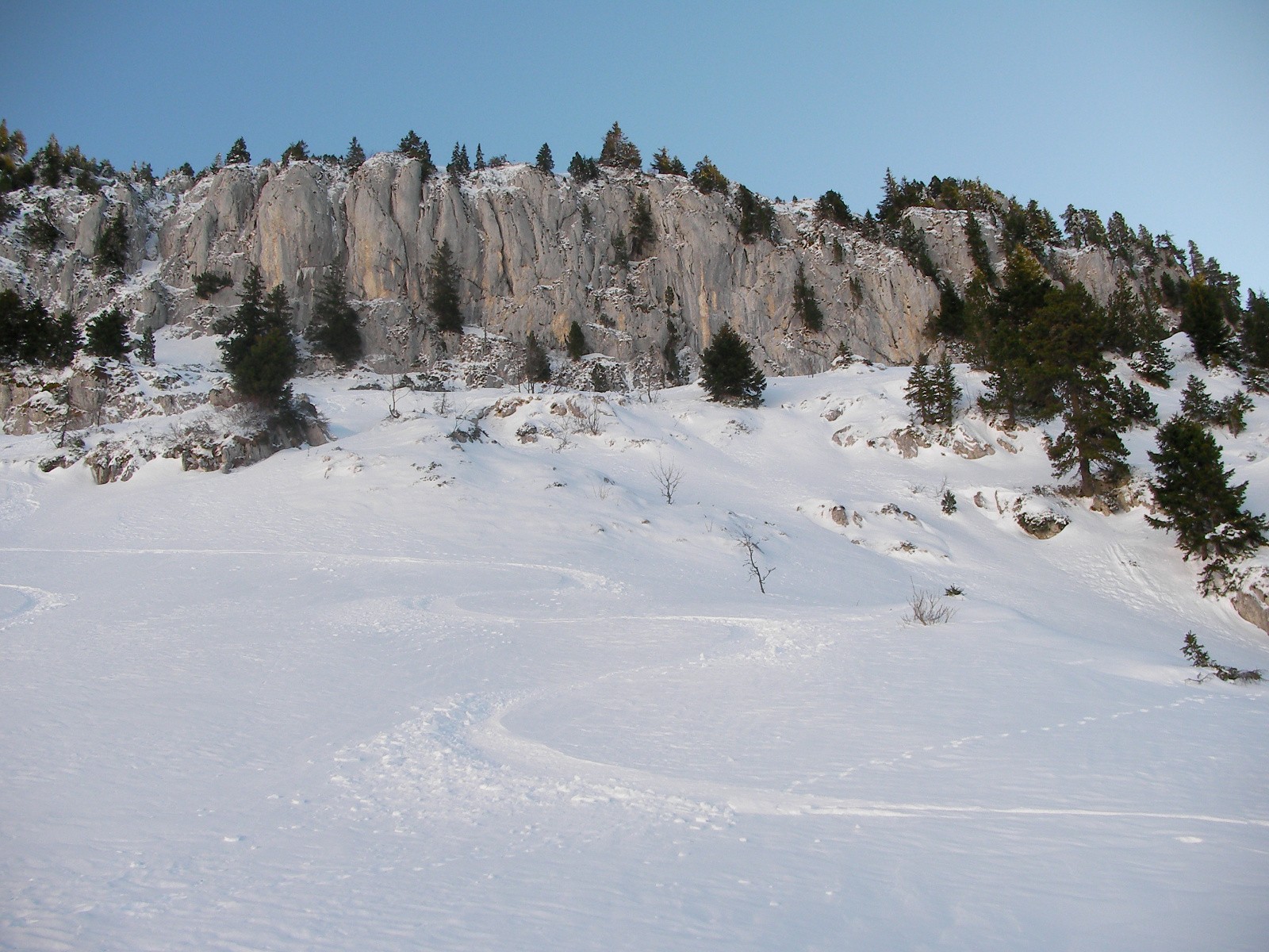 Sous les barres du Dôme de Bellefont