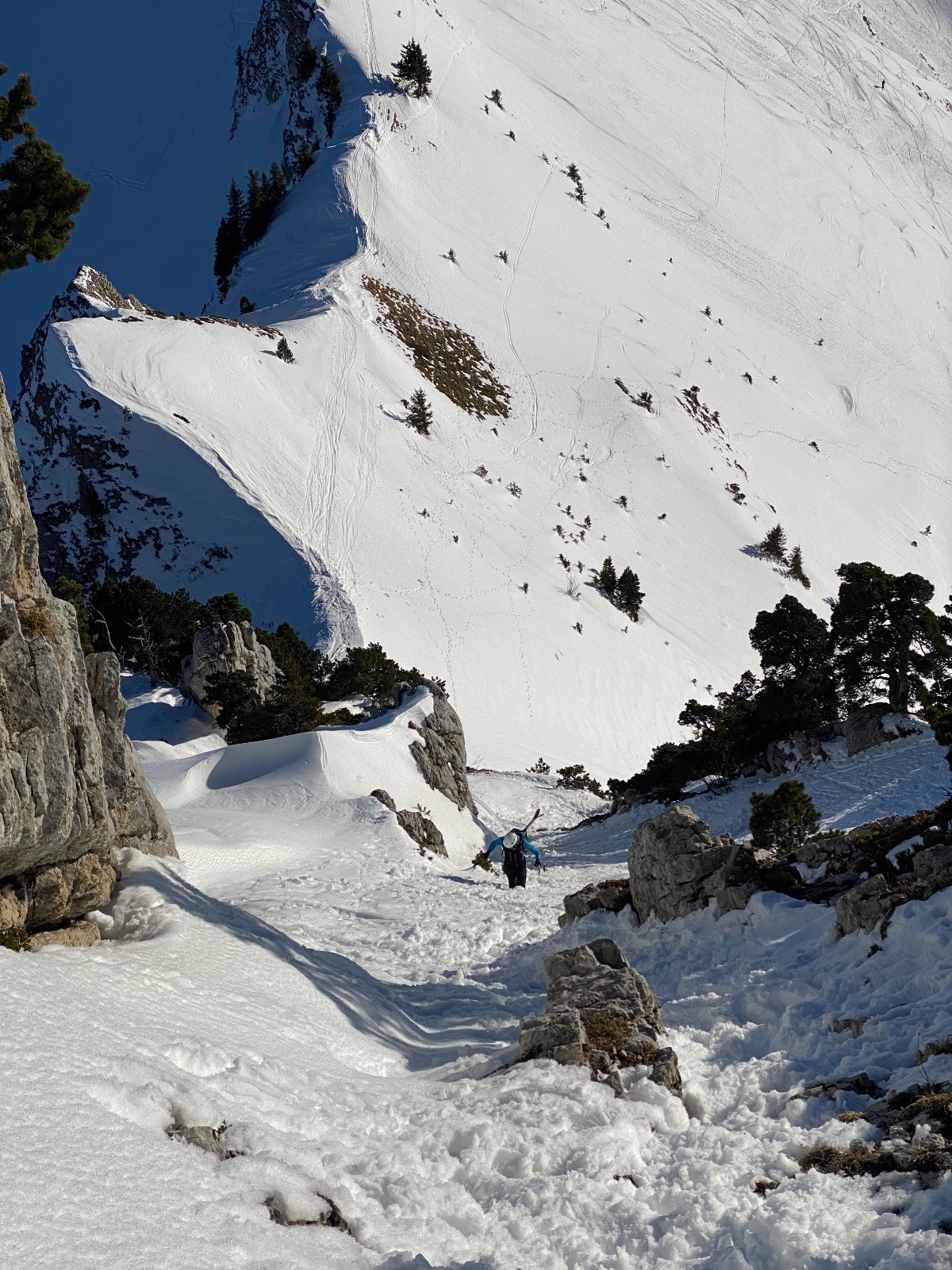 Monté au Lances de mallissard par le col de bellfond 