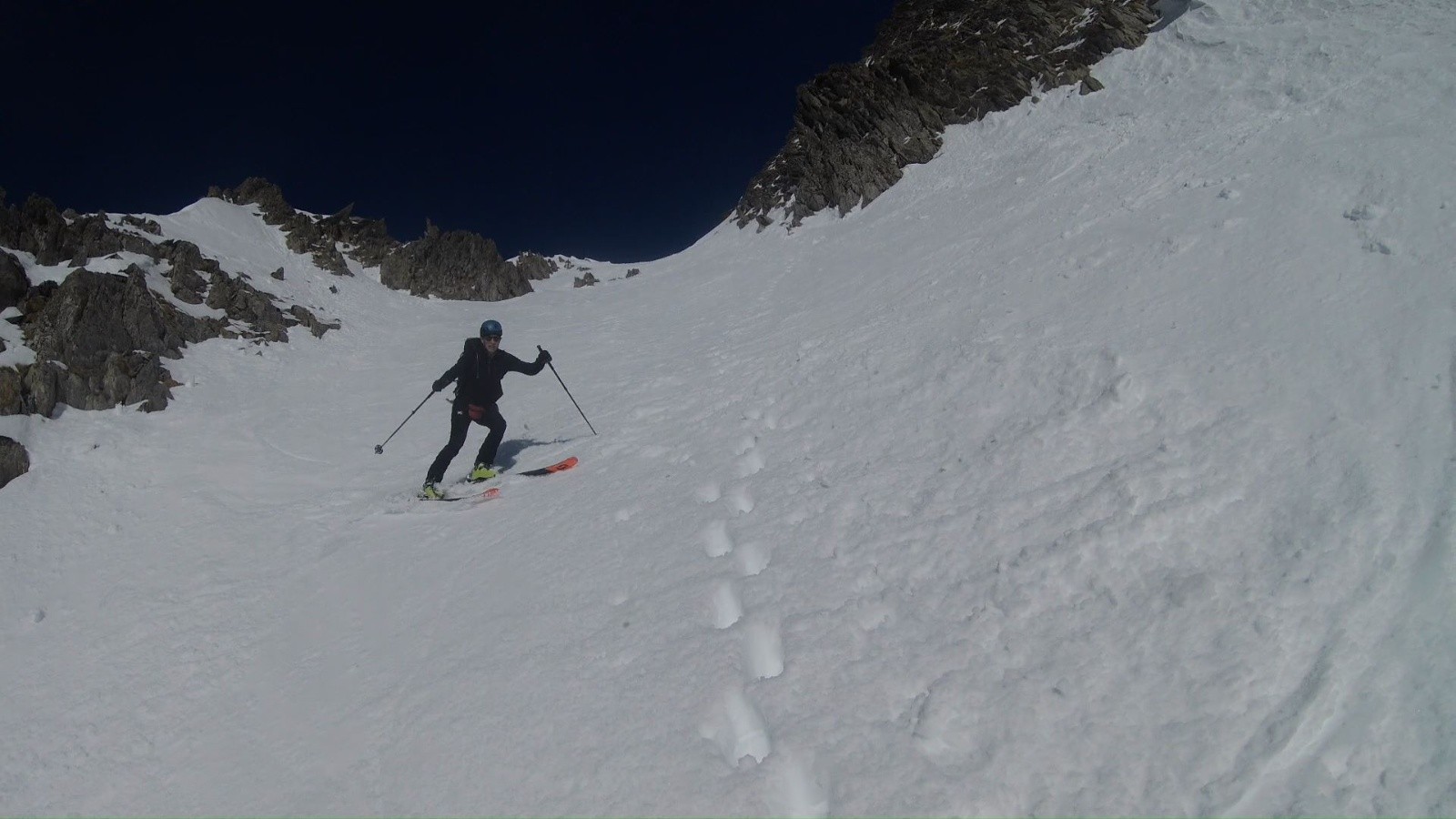 papa dans la descente du couloir&nbsp;