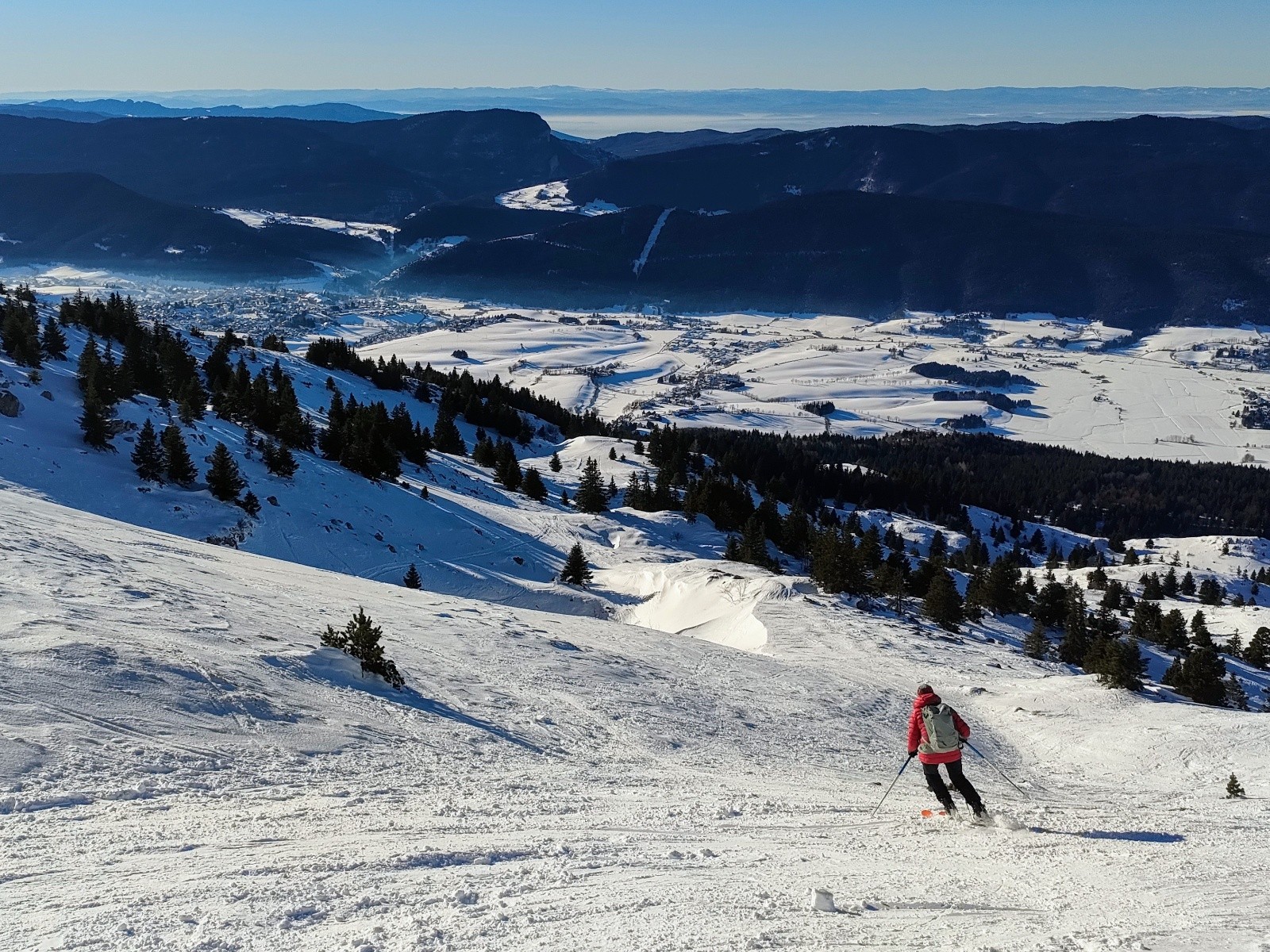 C'est damé comme une piste de ski !