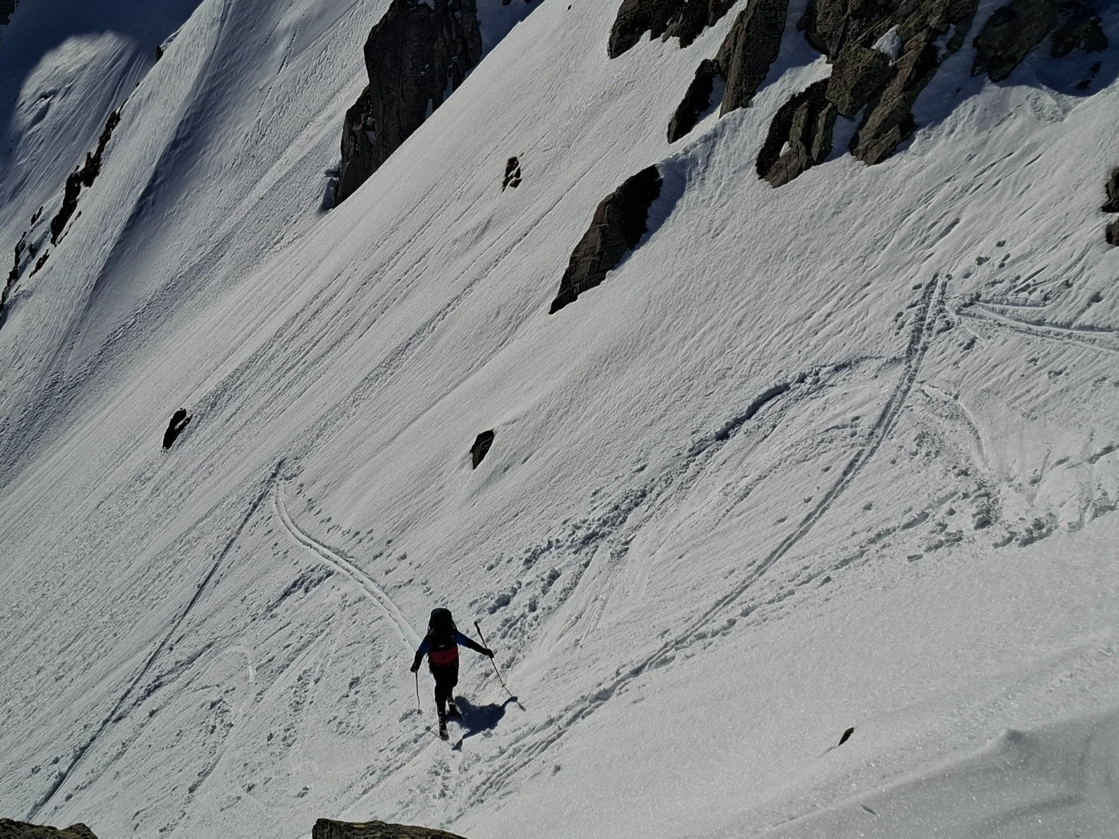 Mur final , sommet entre Frettes et pointe St Jacques 