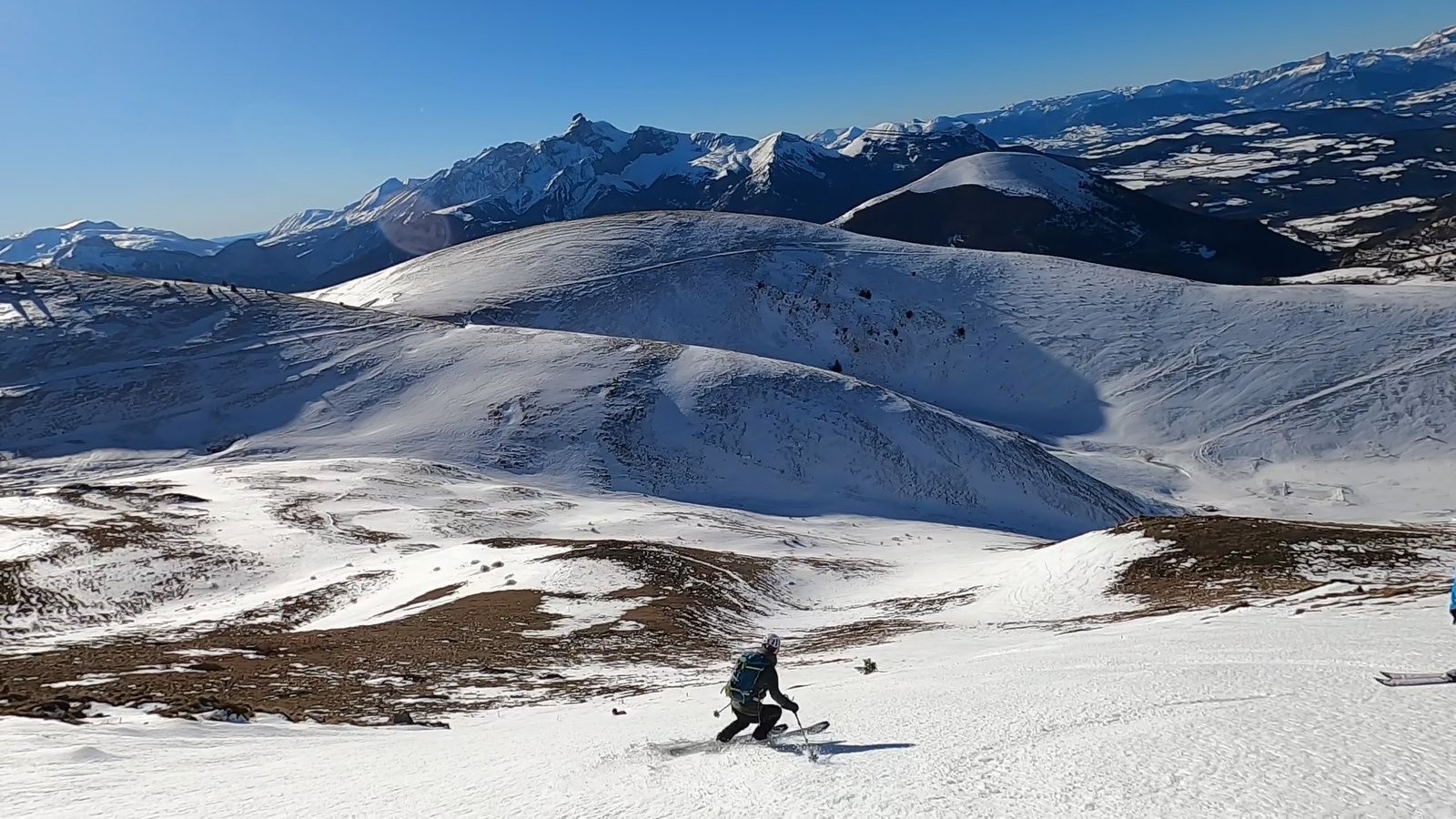 vers le Mont de Rousse et l'Obiou en fond