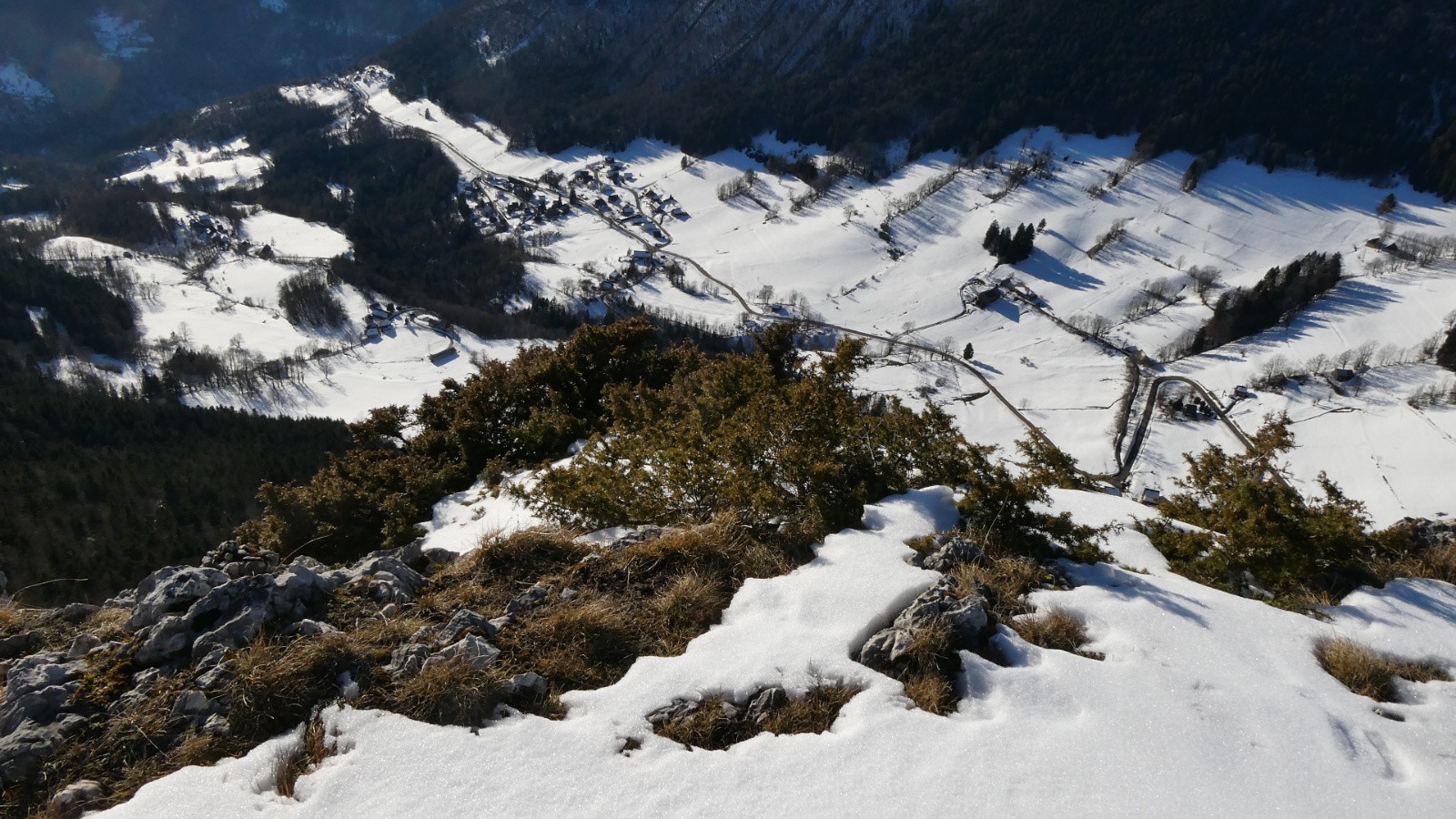 vue plongeante sur Corbel