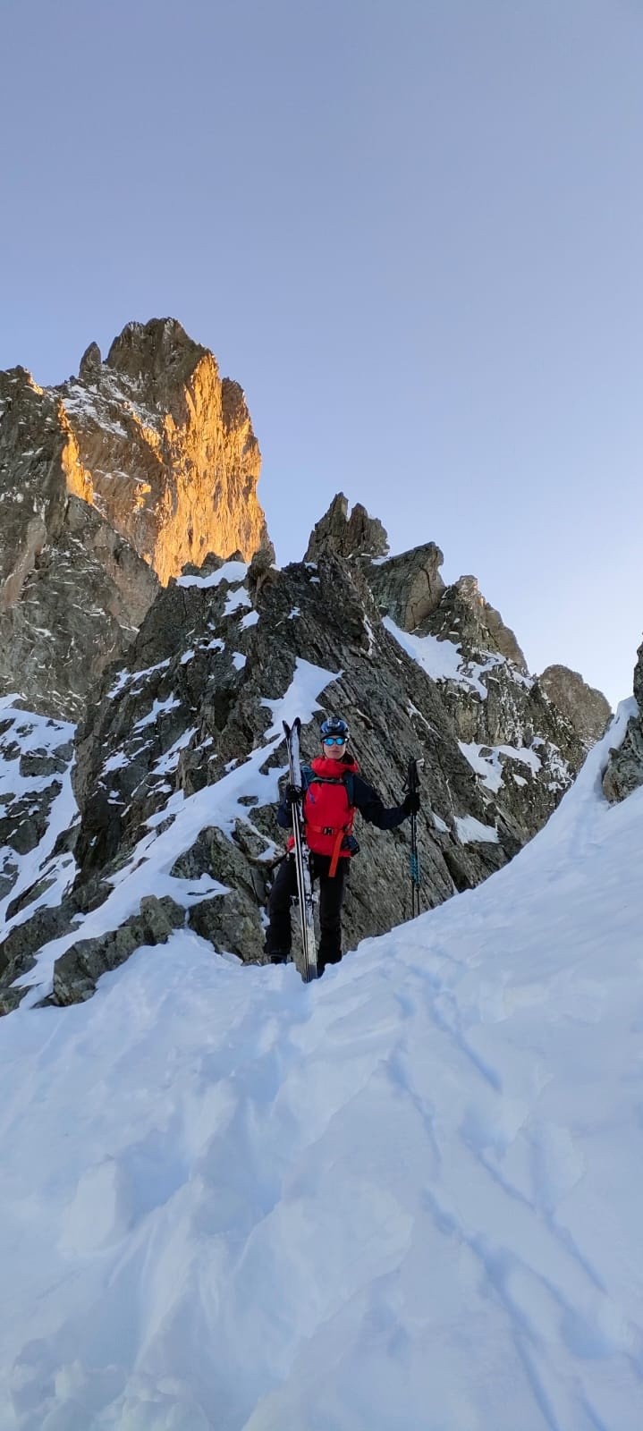  arrivée au col de la Balmette