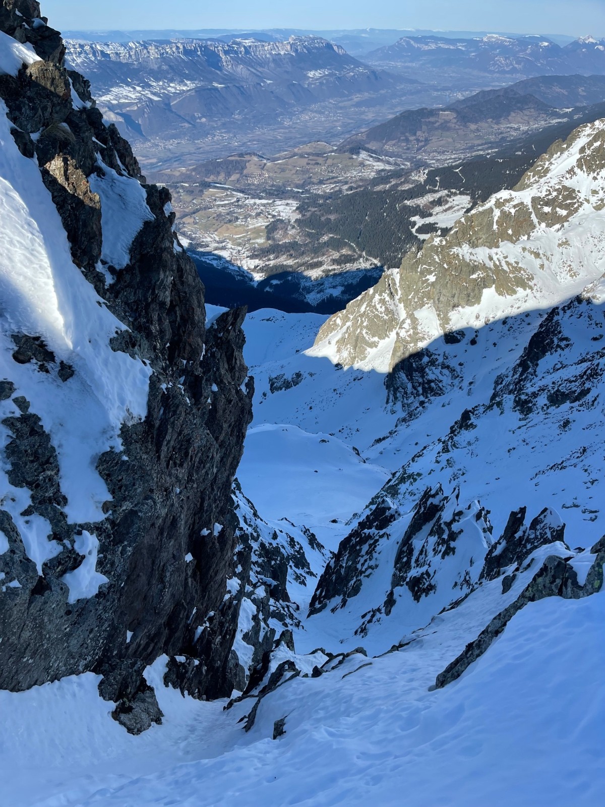  État du couloir nord de la pierre, vu du dessus…