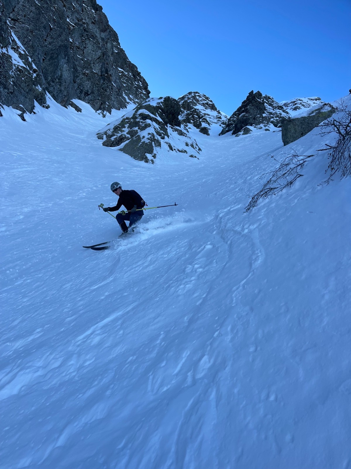  Dans le couloir Est du Barlet