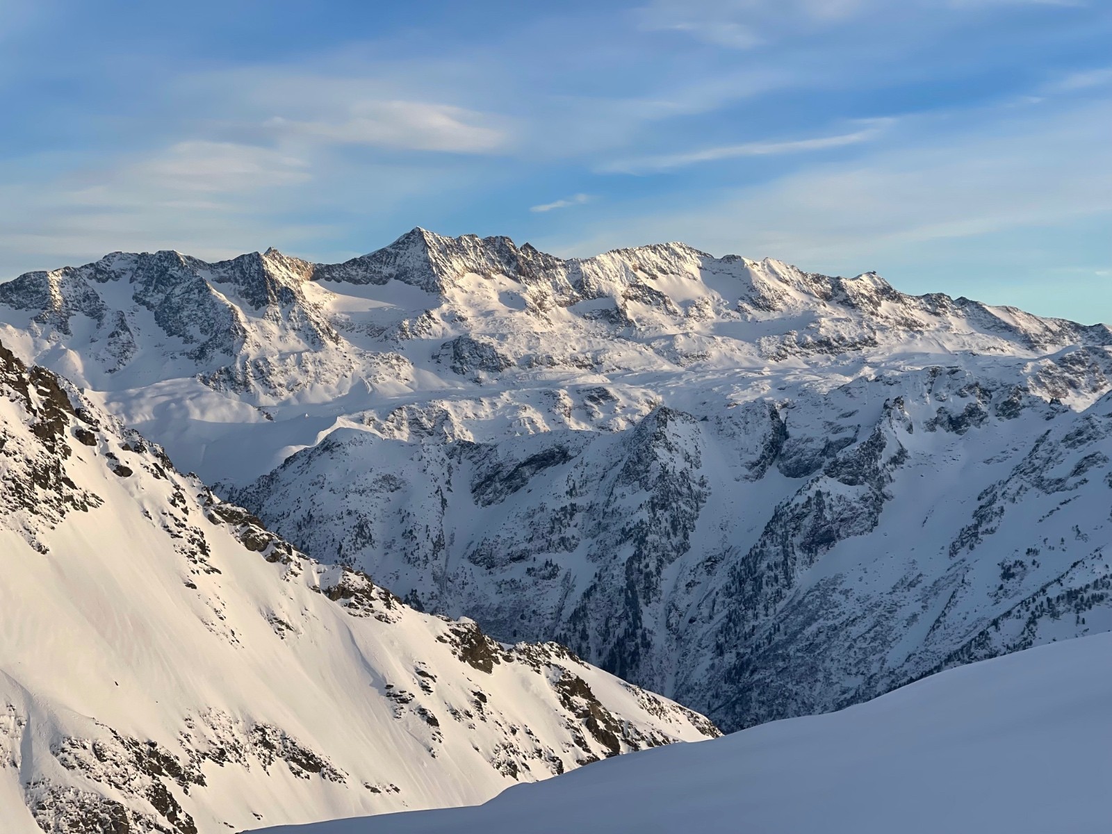 Belles lumières sur les grandes rousses 