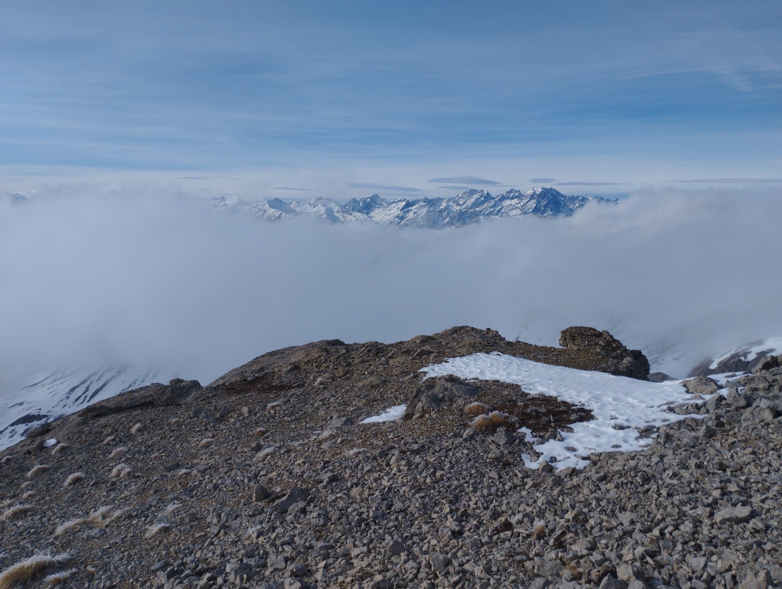 Vue sur les Ecrins 