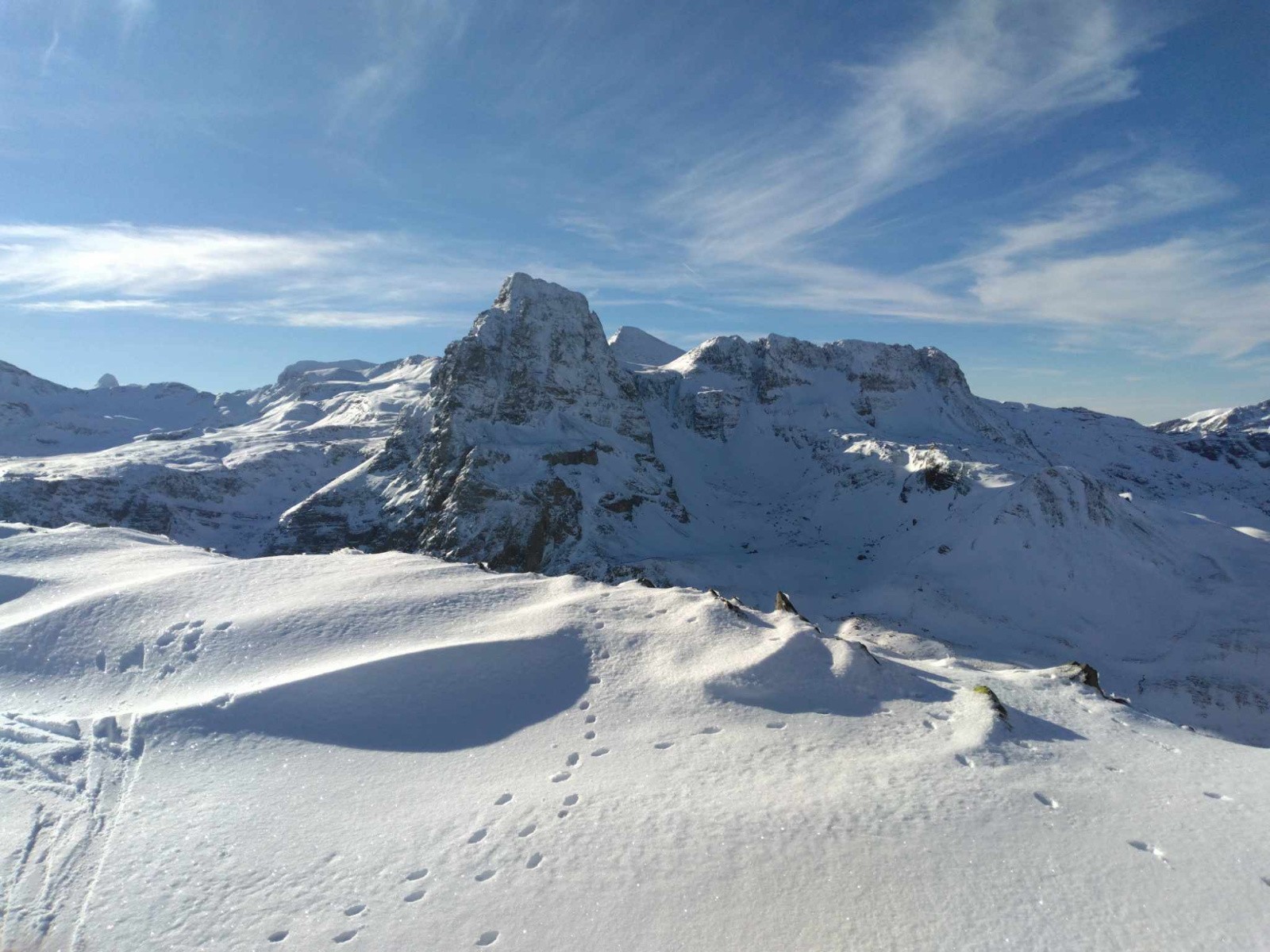 Depuis le col, fenêtre sur l'Espagne