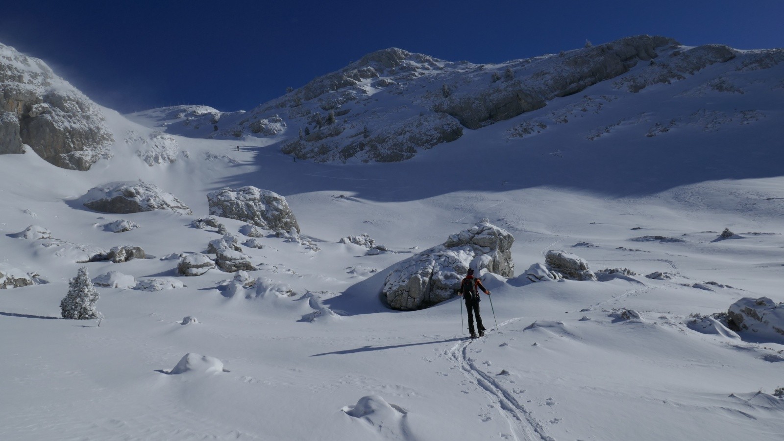  Vallon permettant de rejoindre les pistes