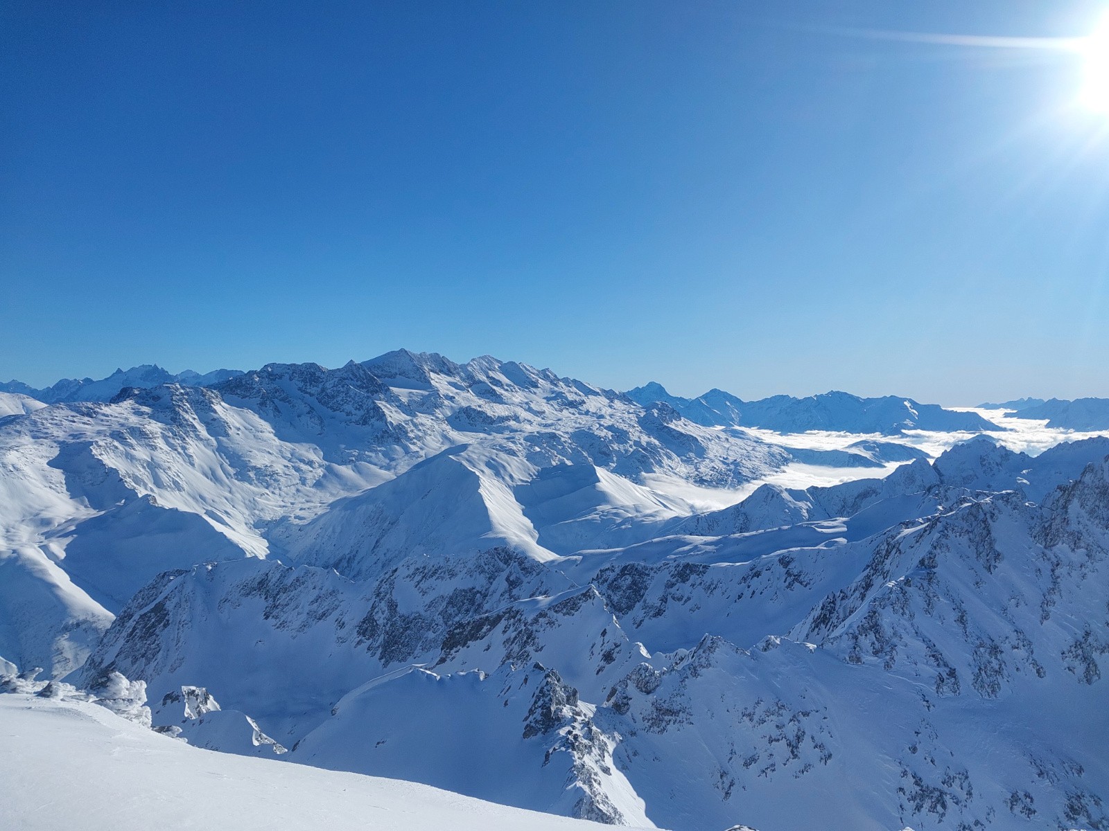 Pic Blanc, Meije et Barre des Ecrins