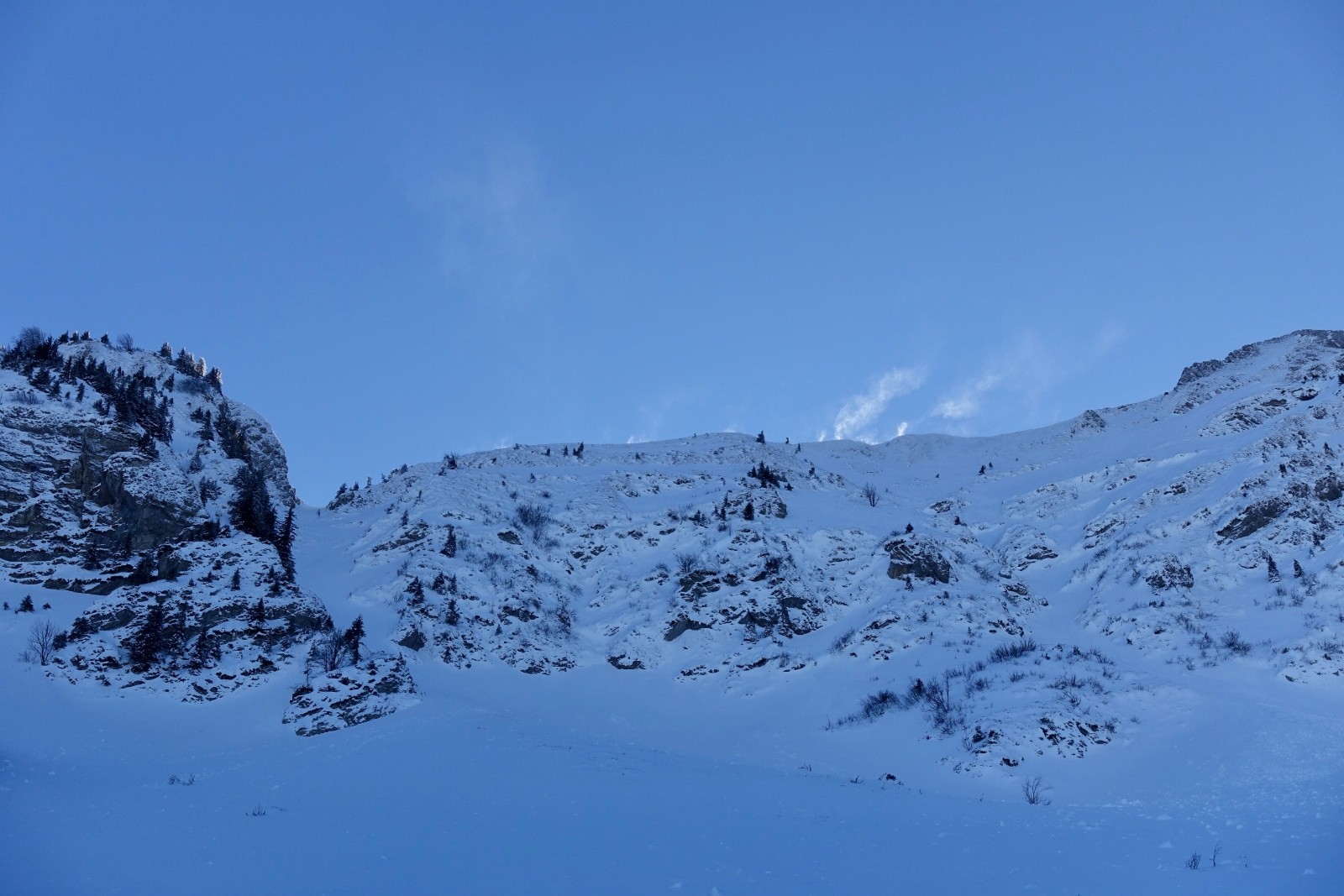 couloir N sous la Golette