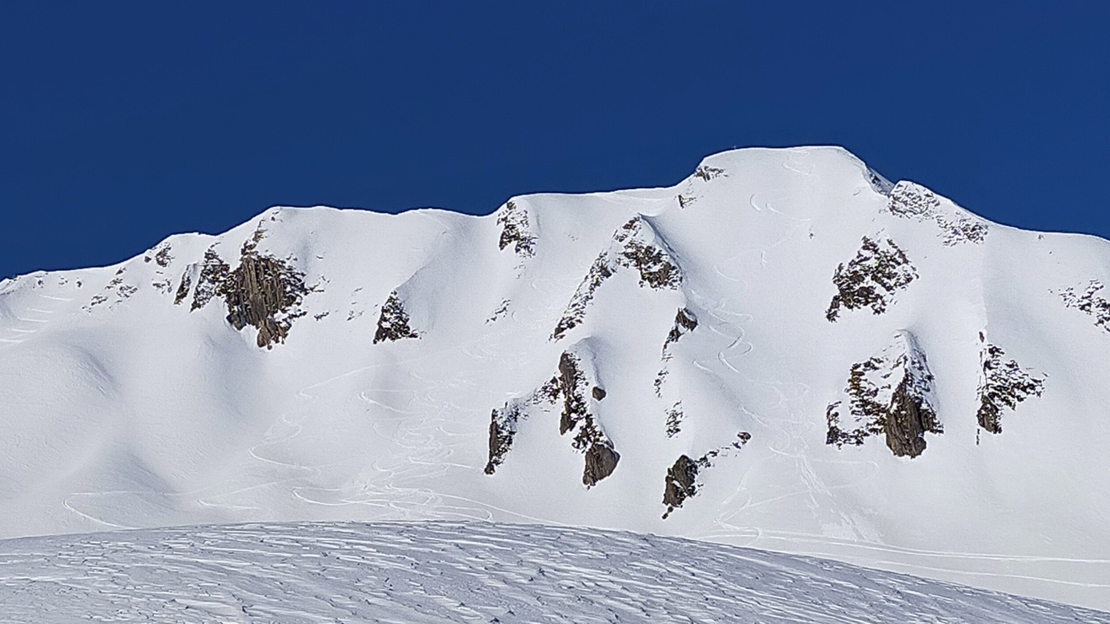  L'objectif du jour et ses pentes sud 