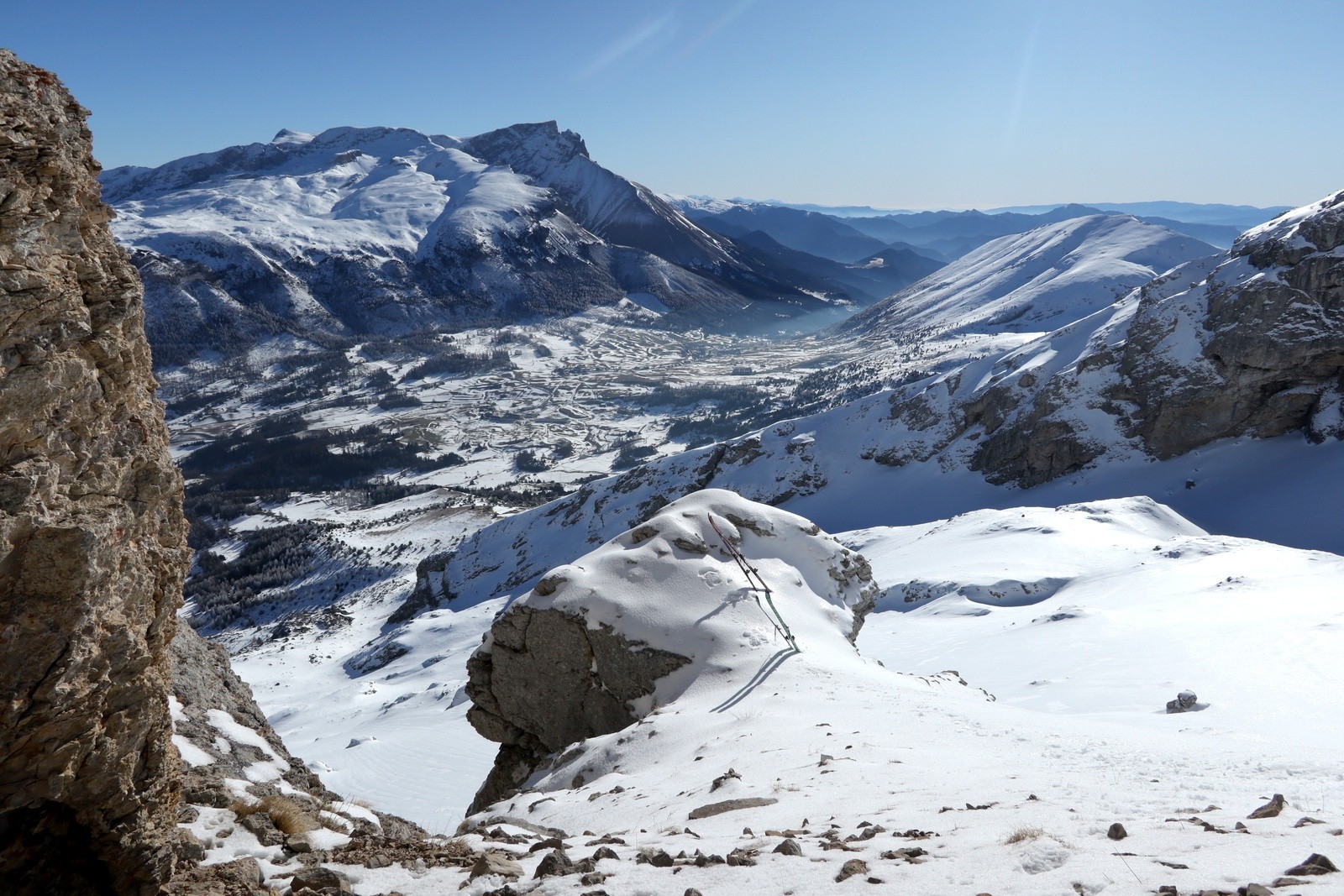 Stop au pied des Moures