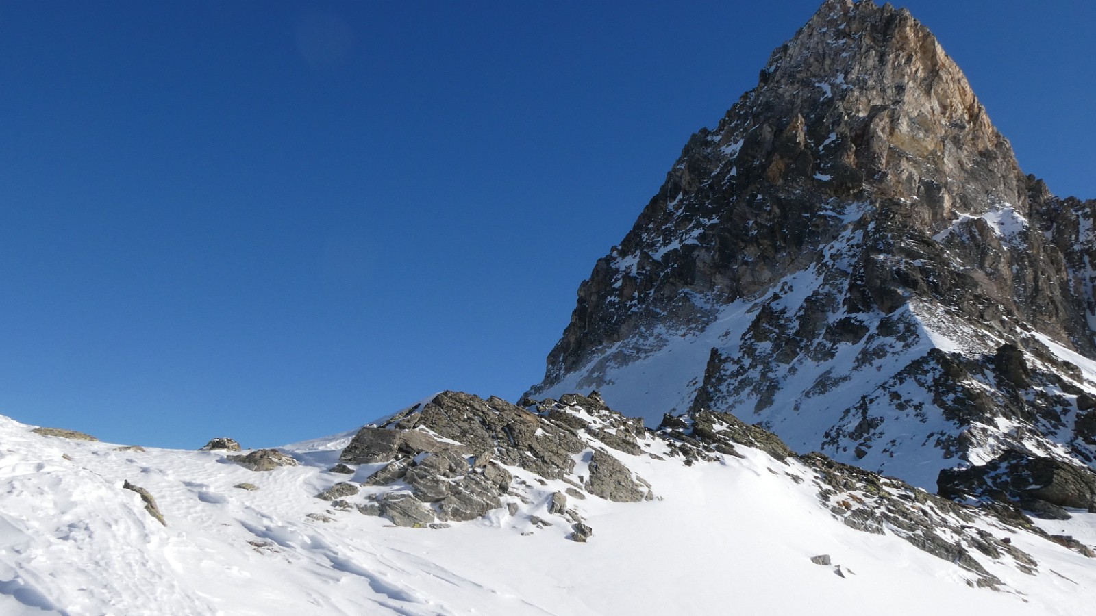 arrivée au Passage du Pic du Thabor 