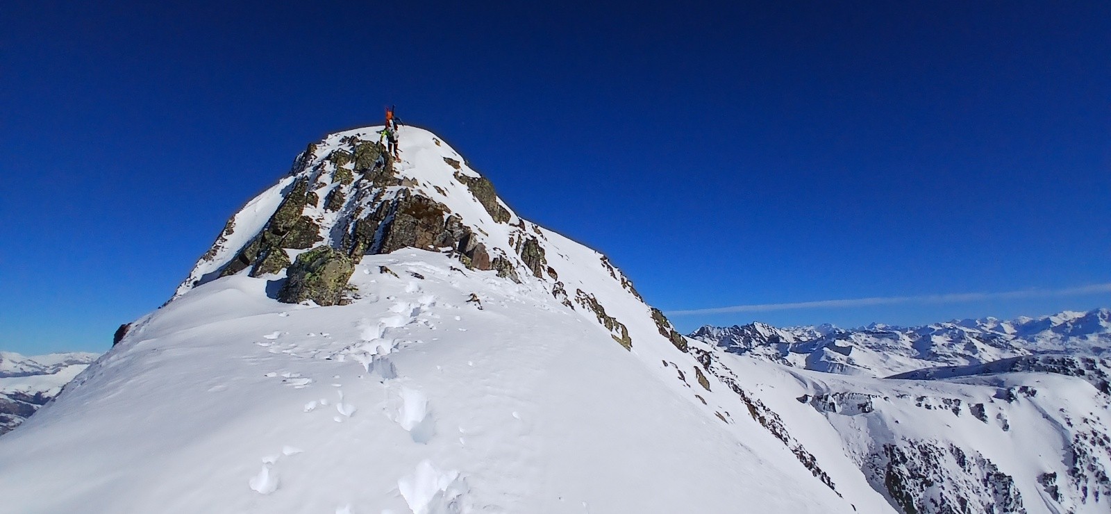 L'arête finale pour rejoindre le sommet