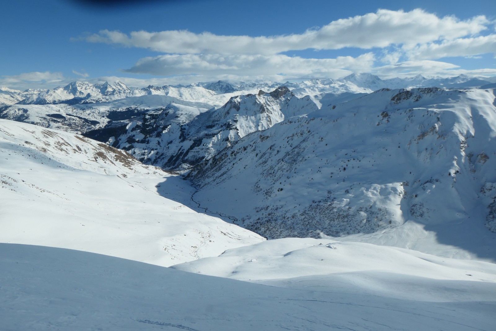 Vue élargie sur la Vanoise 