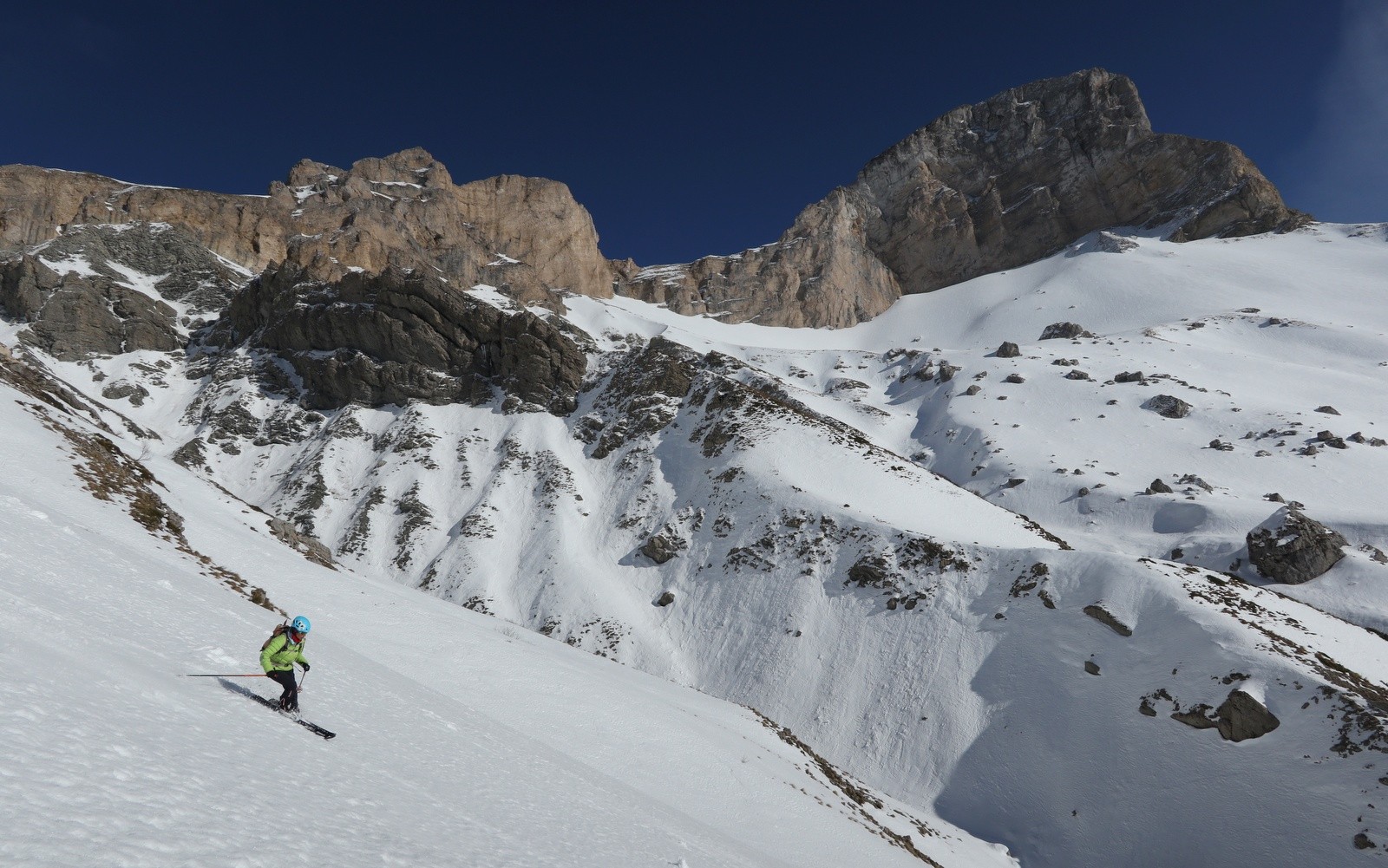 Col des Vautes, versant Sud