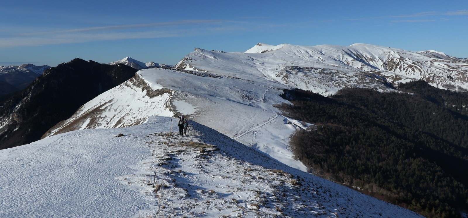 Arrivée au Col des Aurias