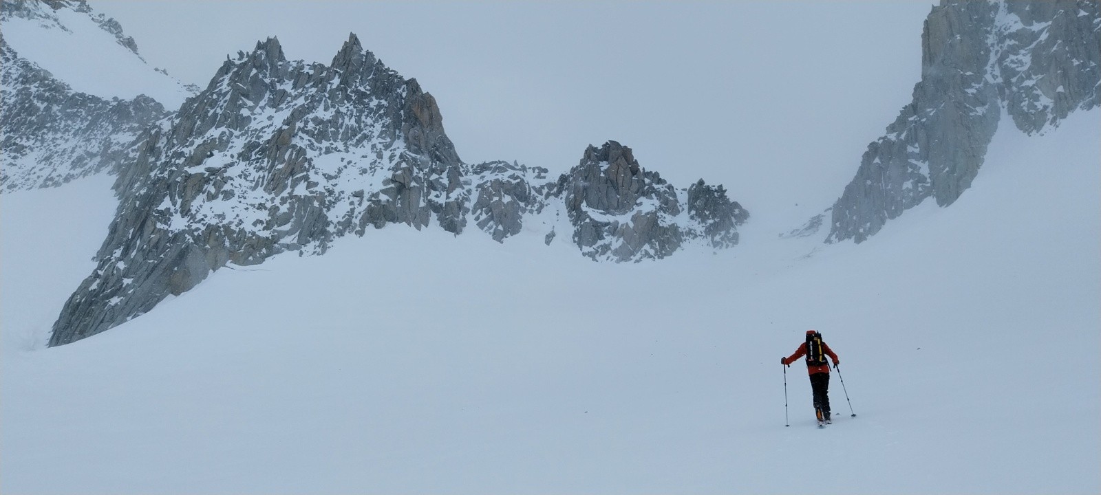  arrivée au col