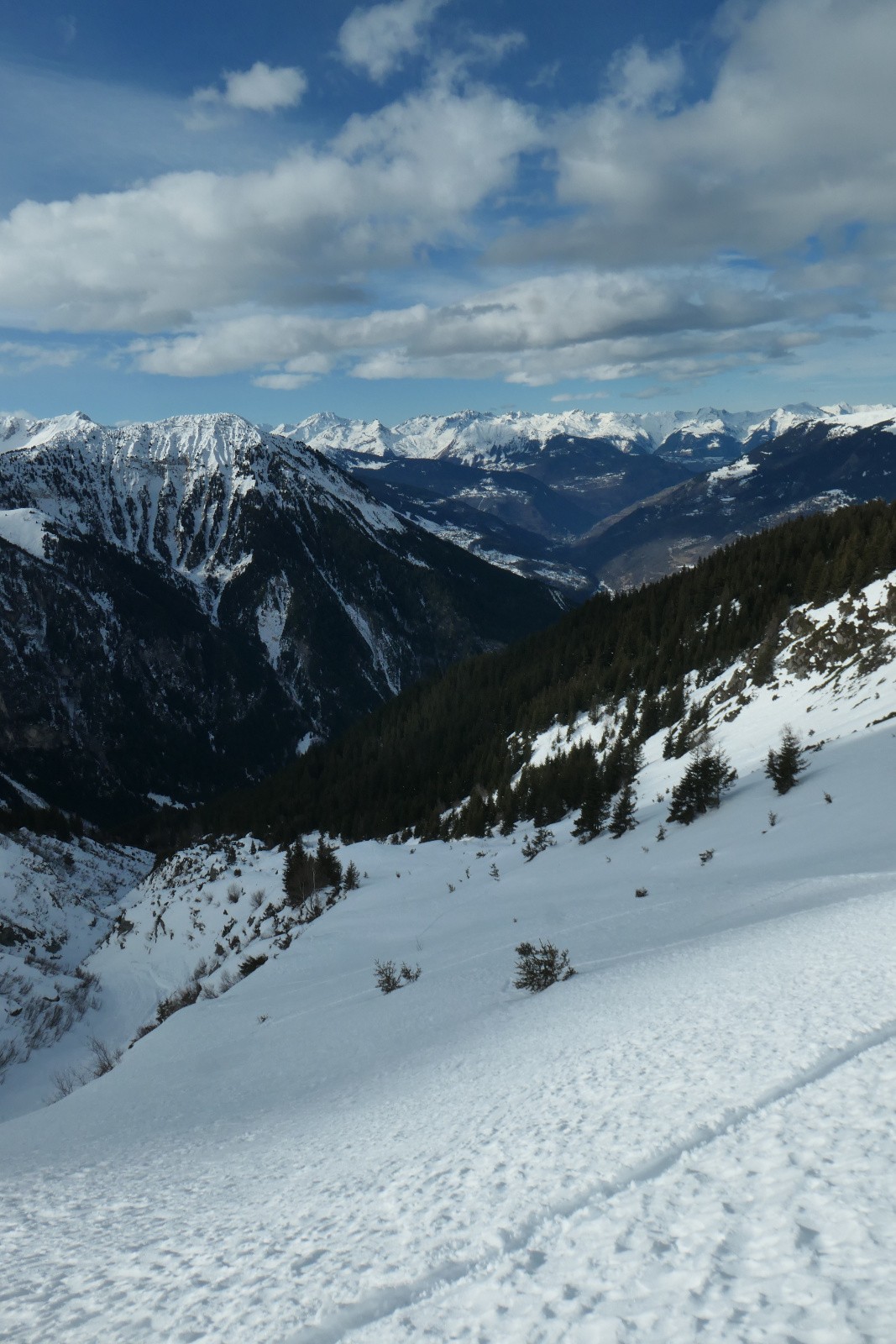 Vu vers l'ouest 