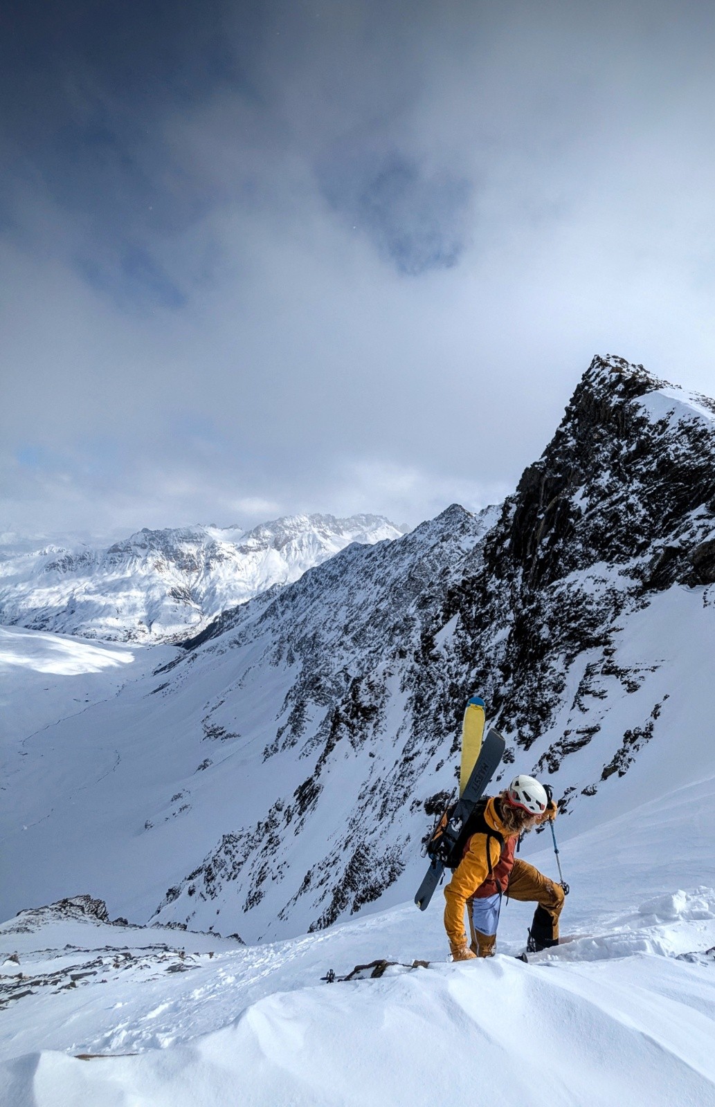 Arrivée au sommet 