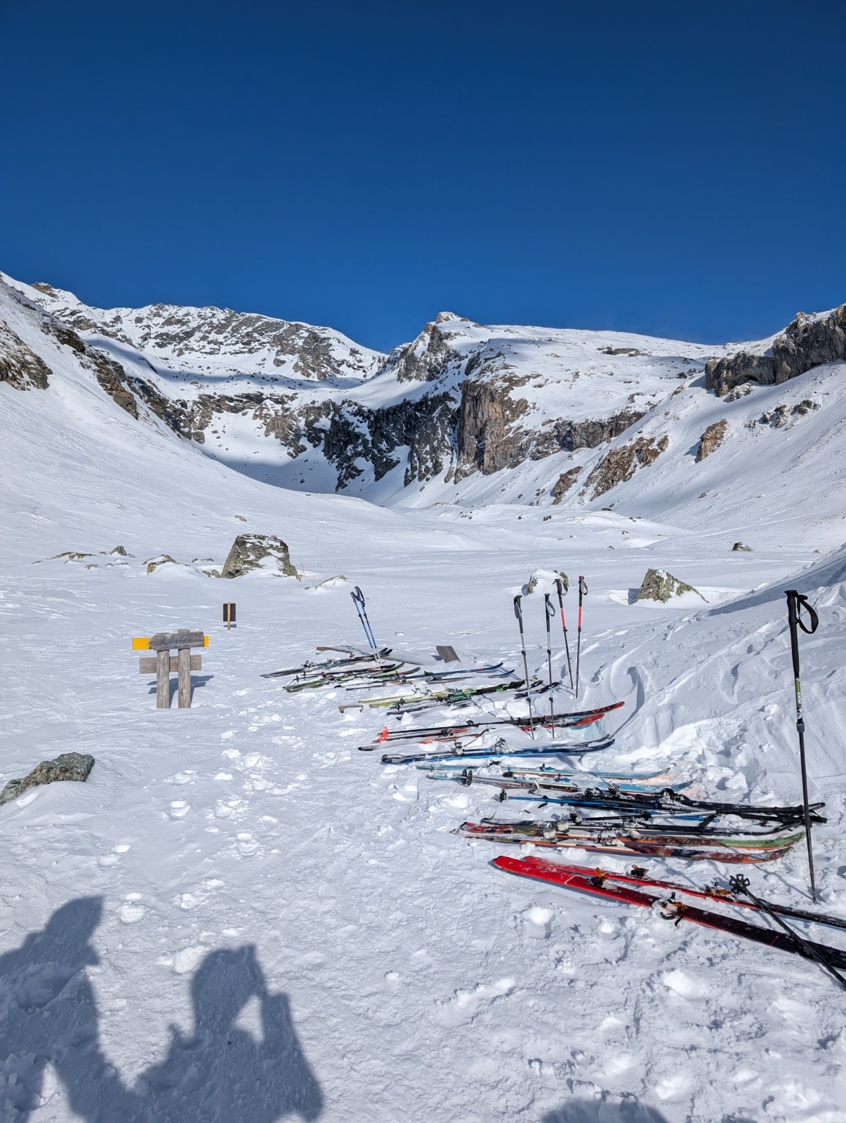 Quelques skieurs de passage 