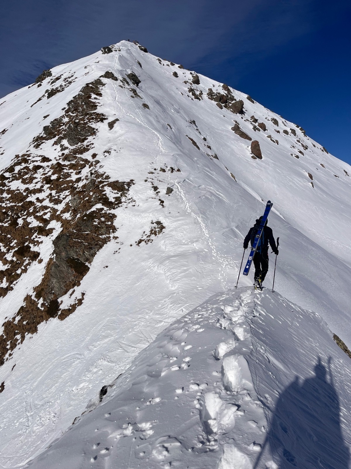  Arête SE pour rejoindre le Grand Arc.