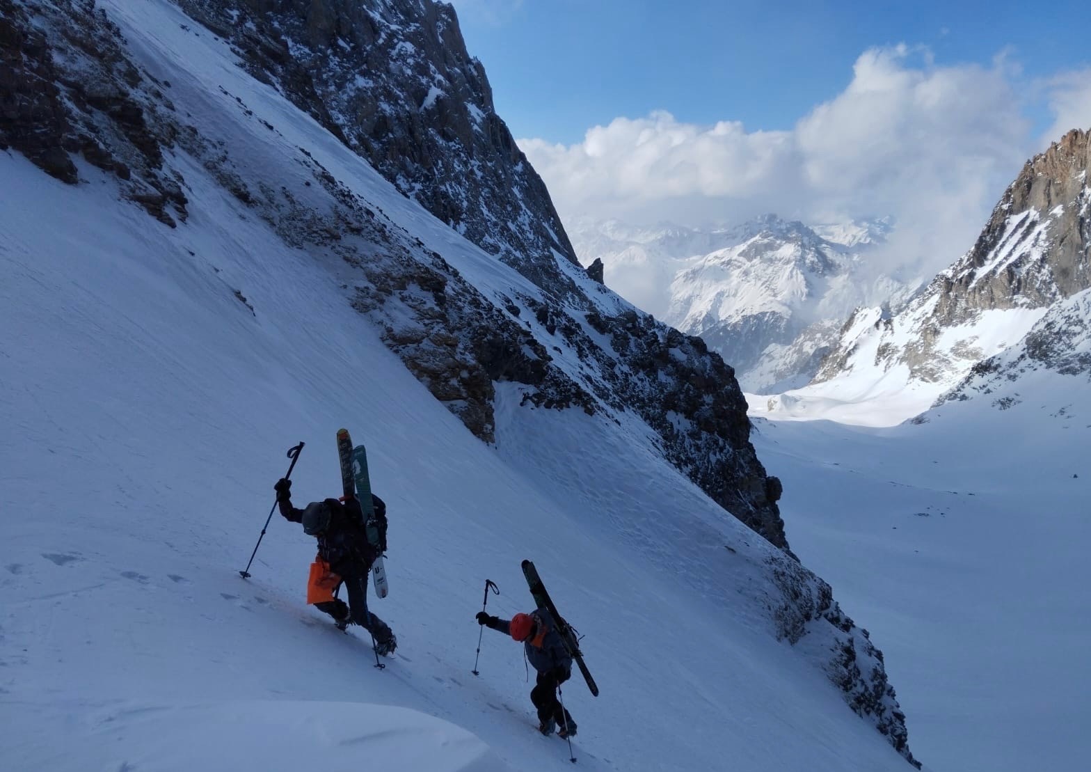 J3: dans l'effort au col de la Grande Casse 