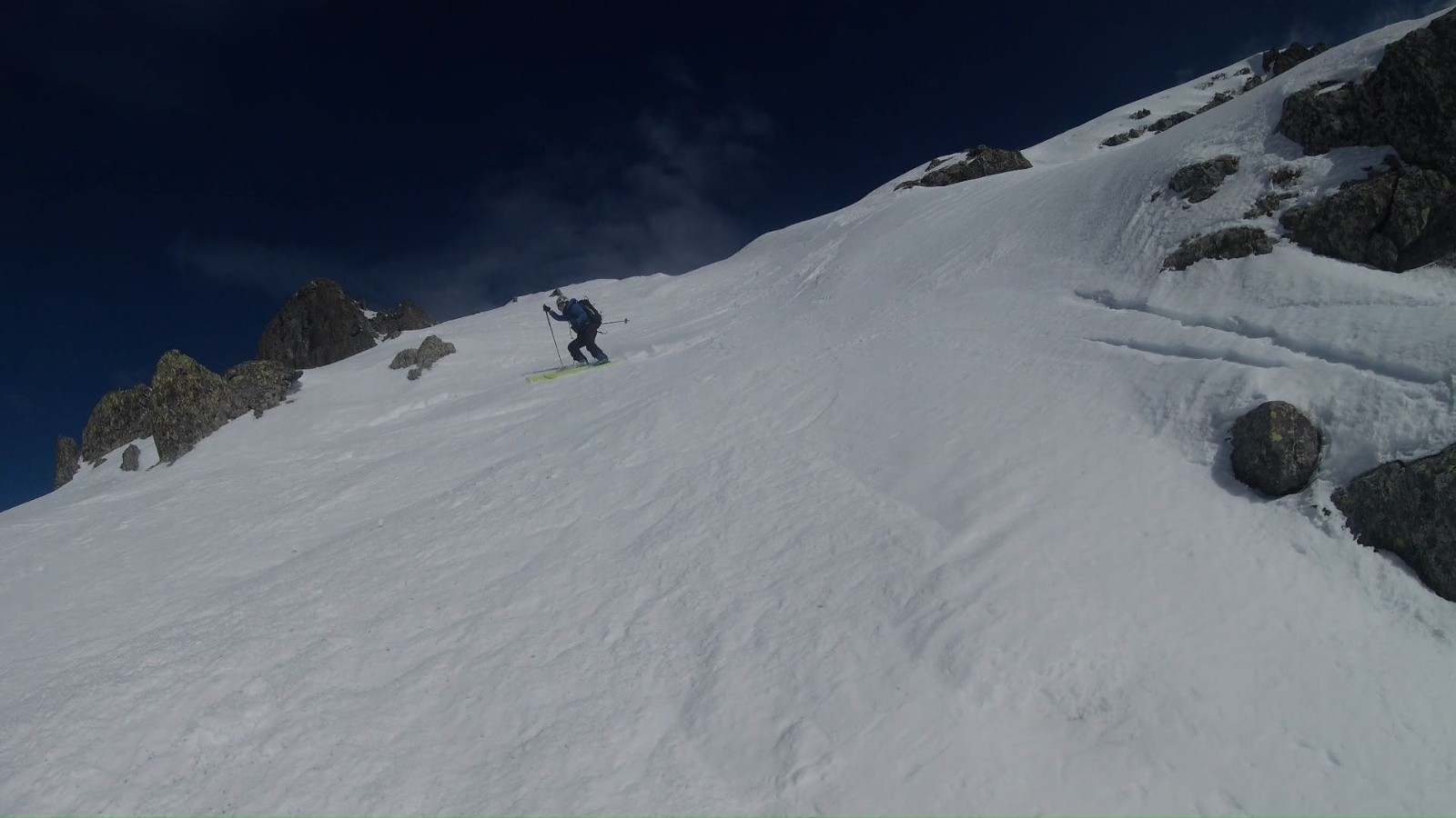 &nbsp;descente du haut en Sud